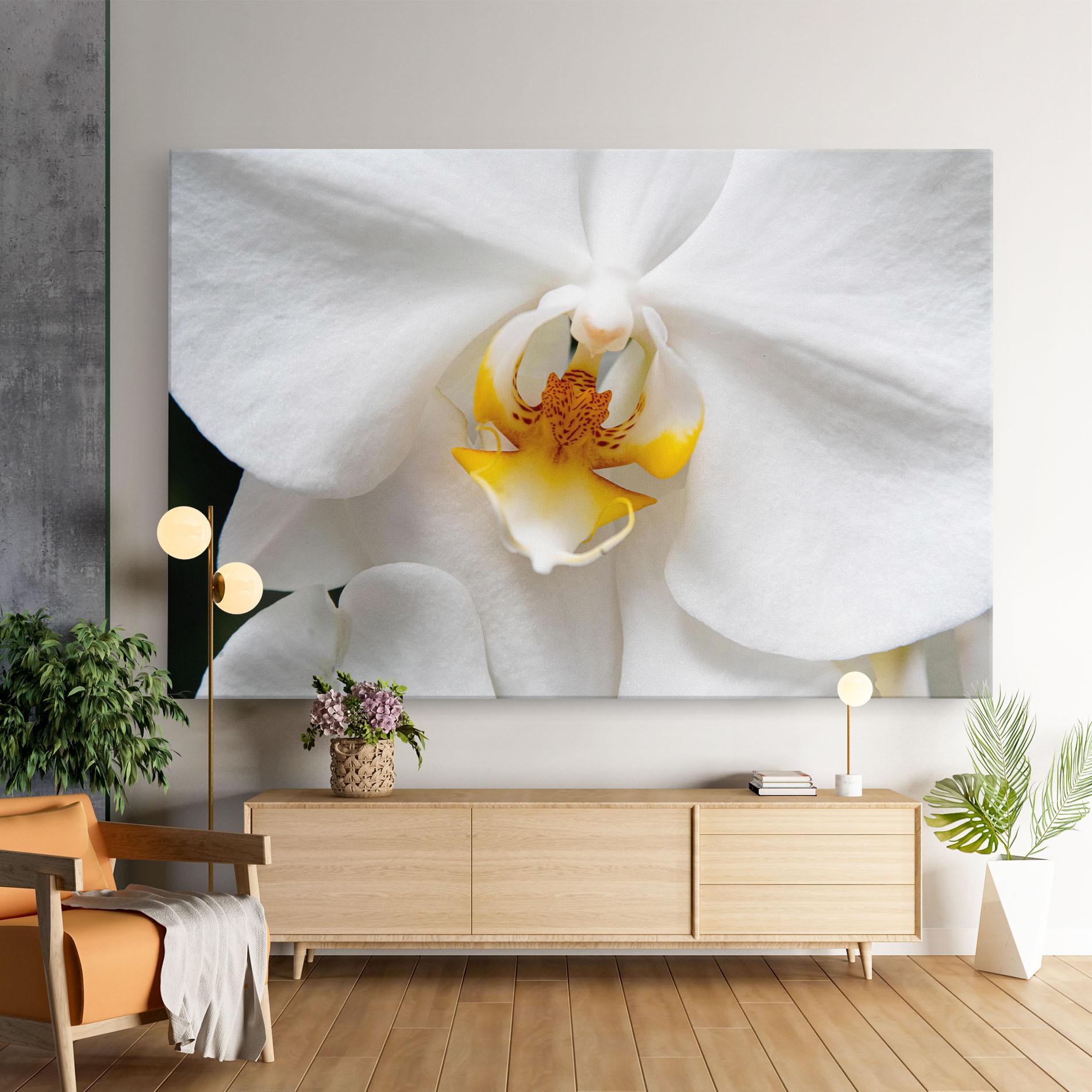 Tablou Canvas Big Orchid Close Up mockup 9