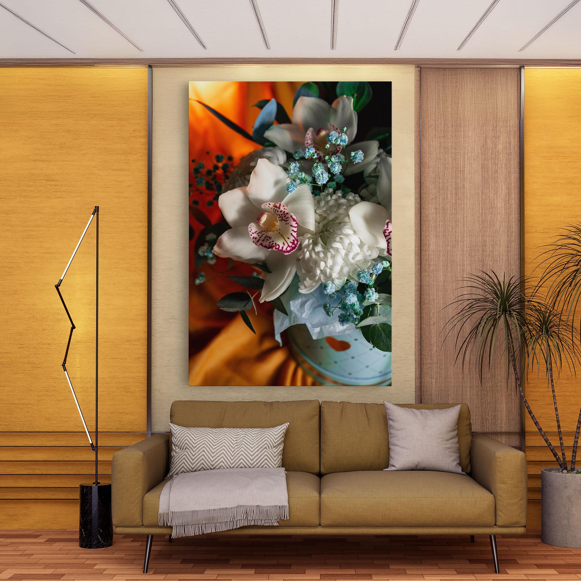 Tablou Canvas Orchid In Vase mockup 9