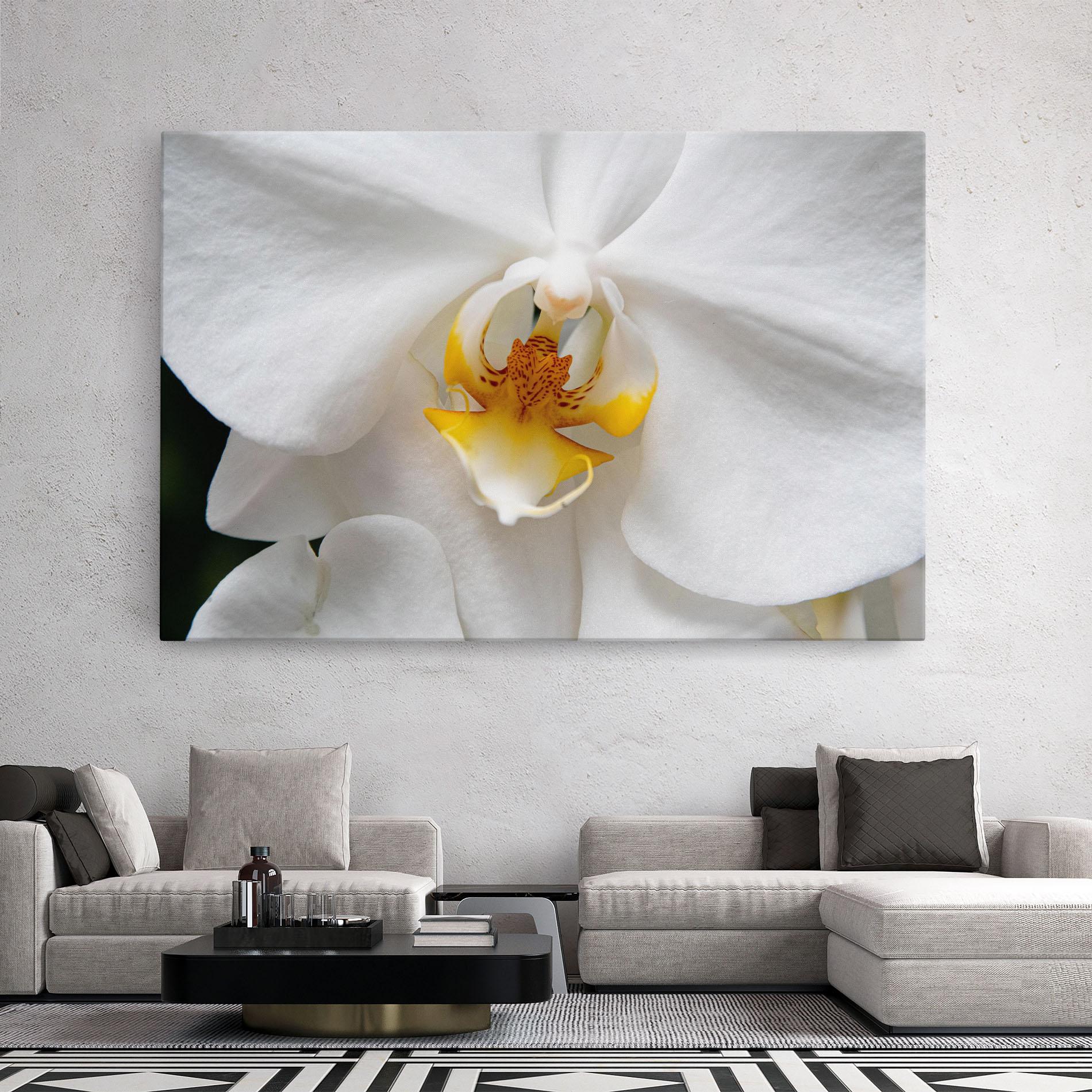 Tablou Canvas Big Orchid Close Up mockup 2