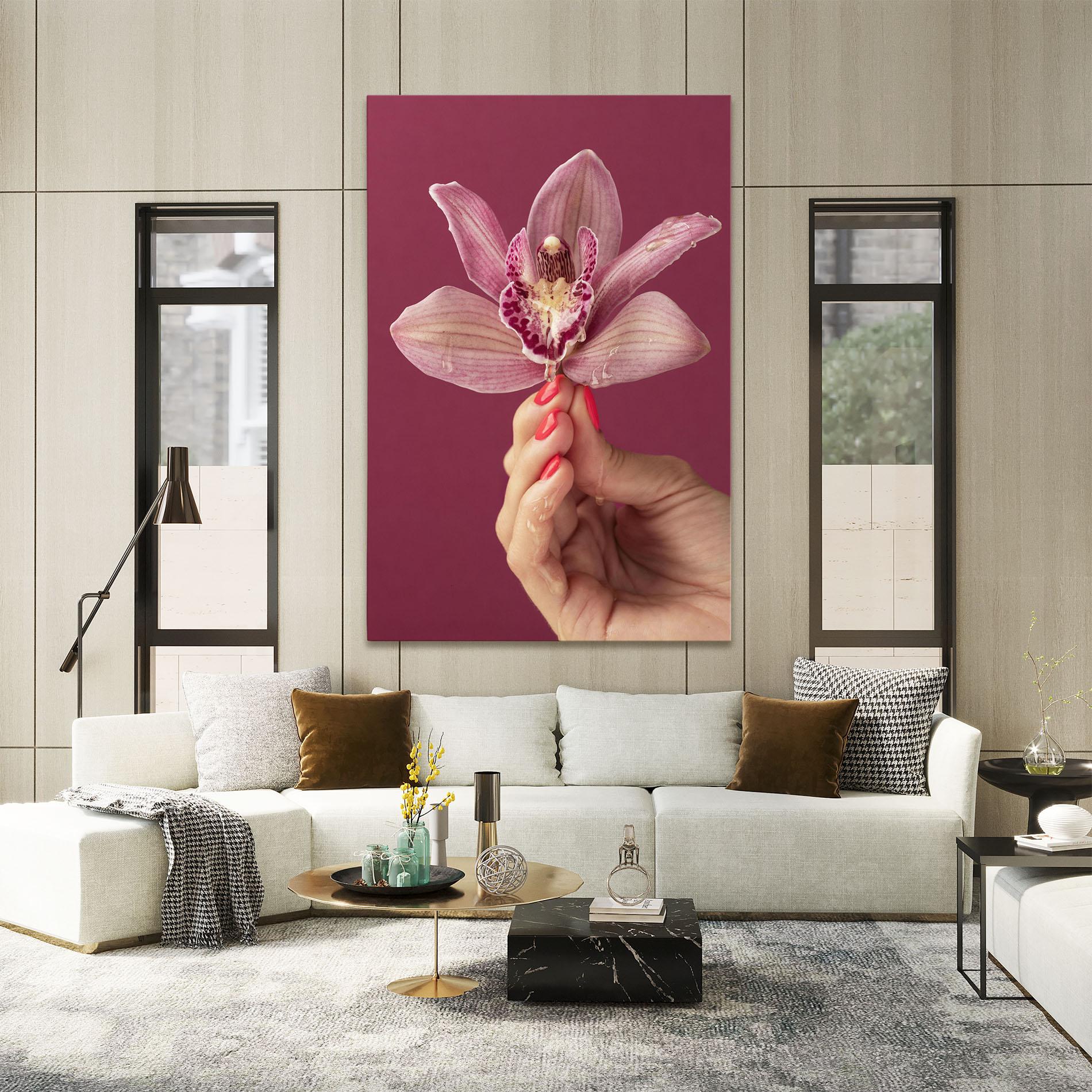 Tablou Canvas Orchid Holding mockup 2