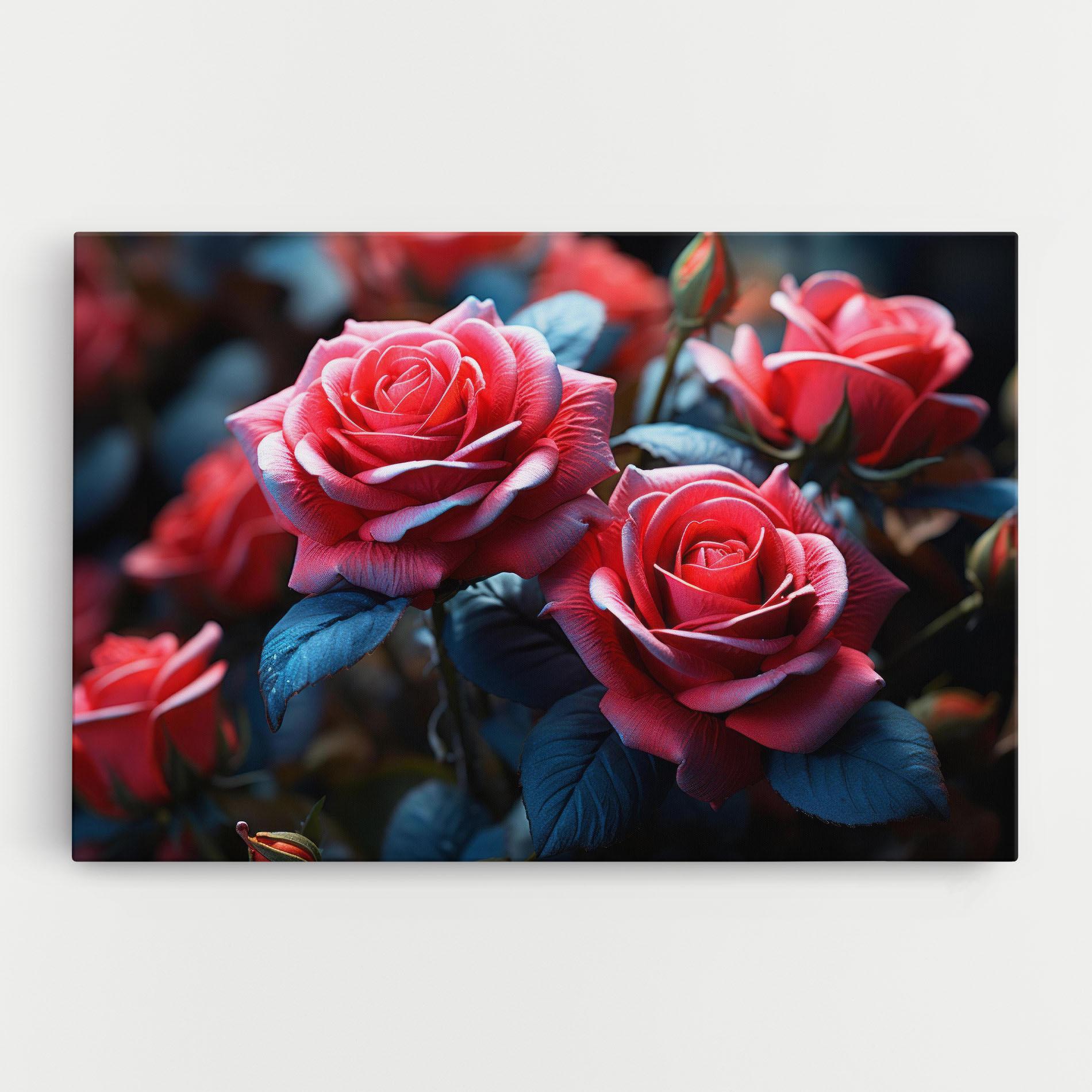 Tablou Canvas Dark Pink Rose mockup 0