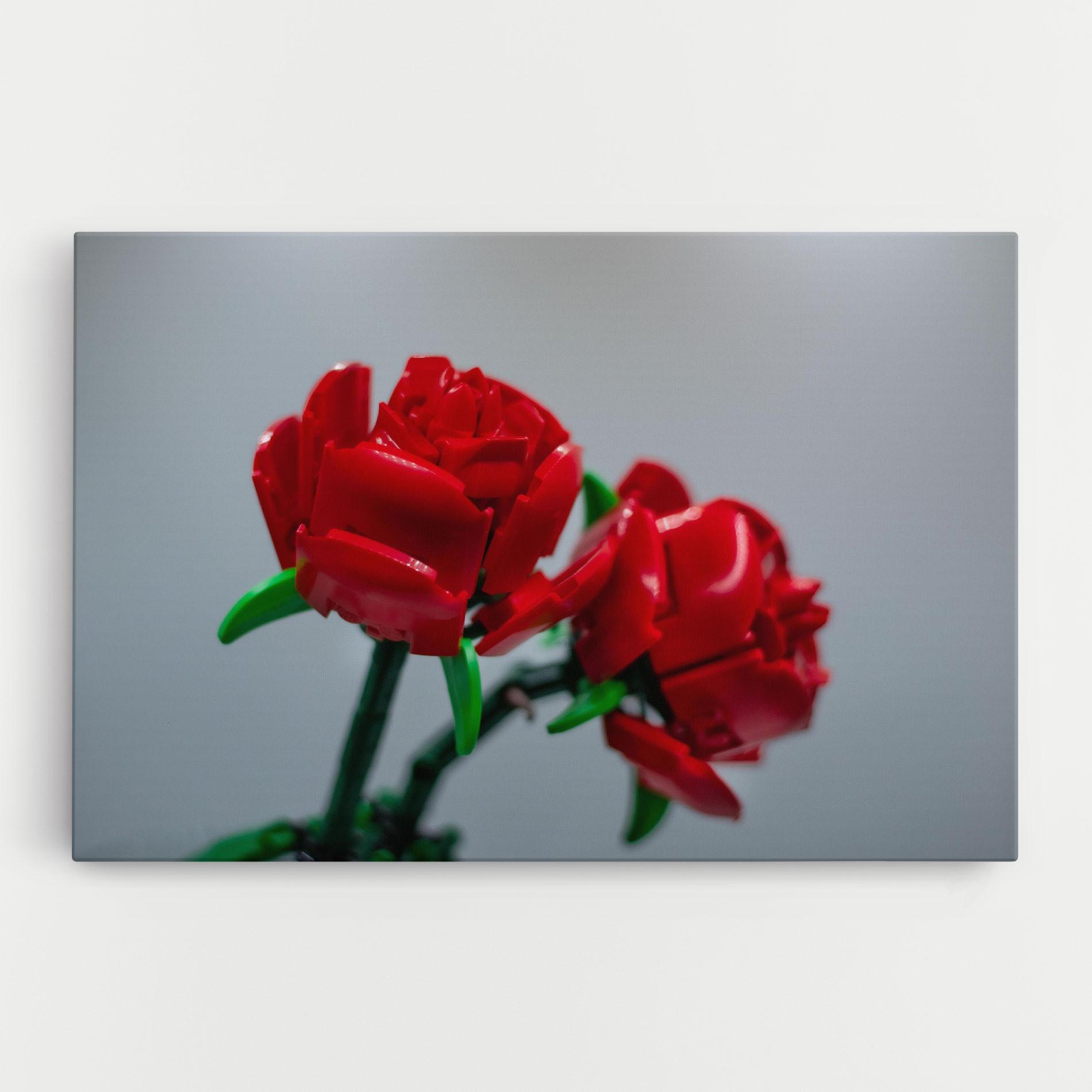 Tablou Canvas Lego Red Roses mockup 0