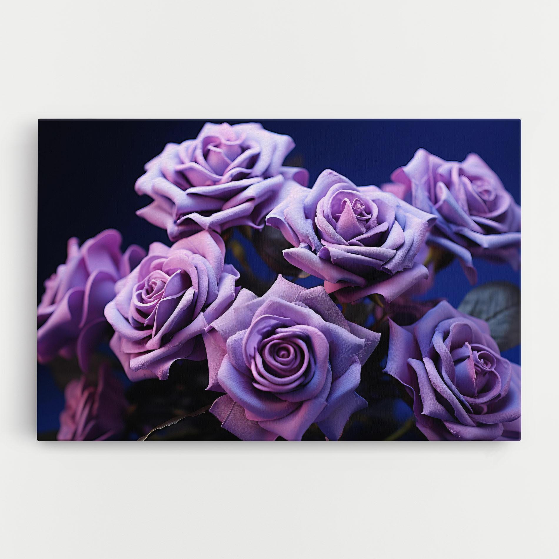 Tablou Canvas Pastel Purple Rose mockup 0