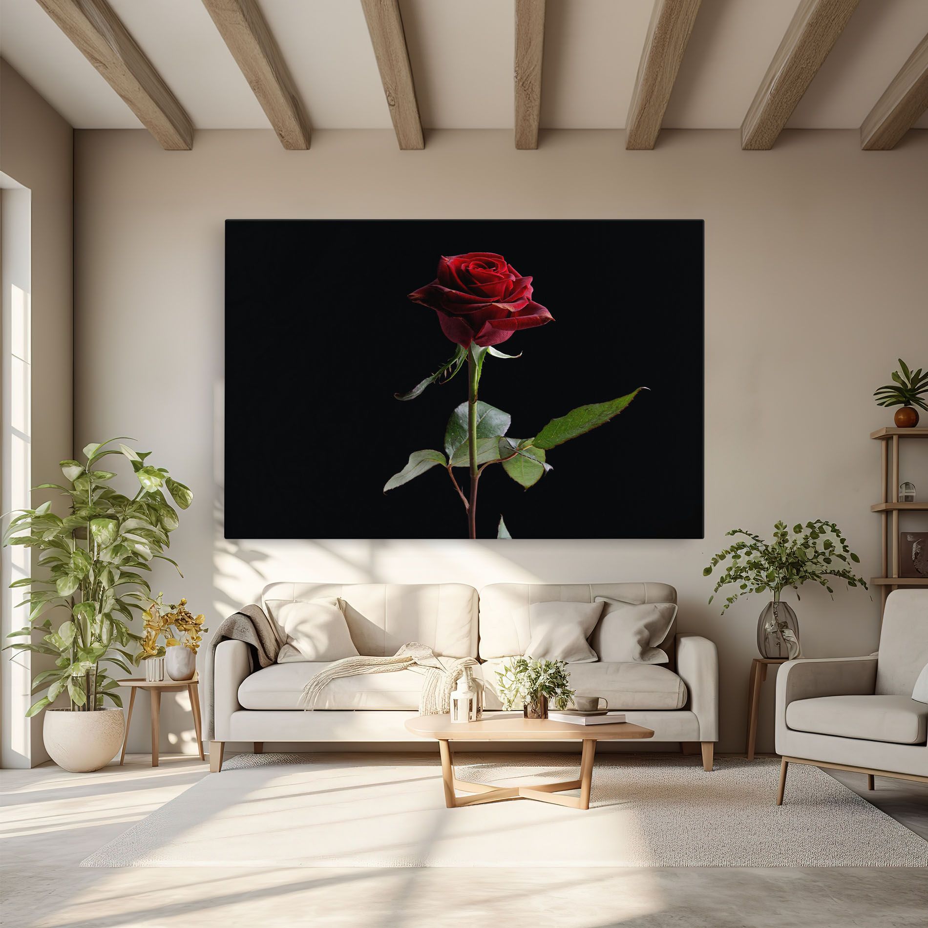 Beautiful Red Rose mockup 6