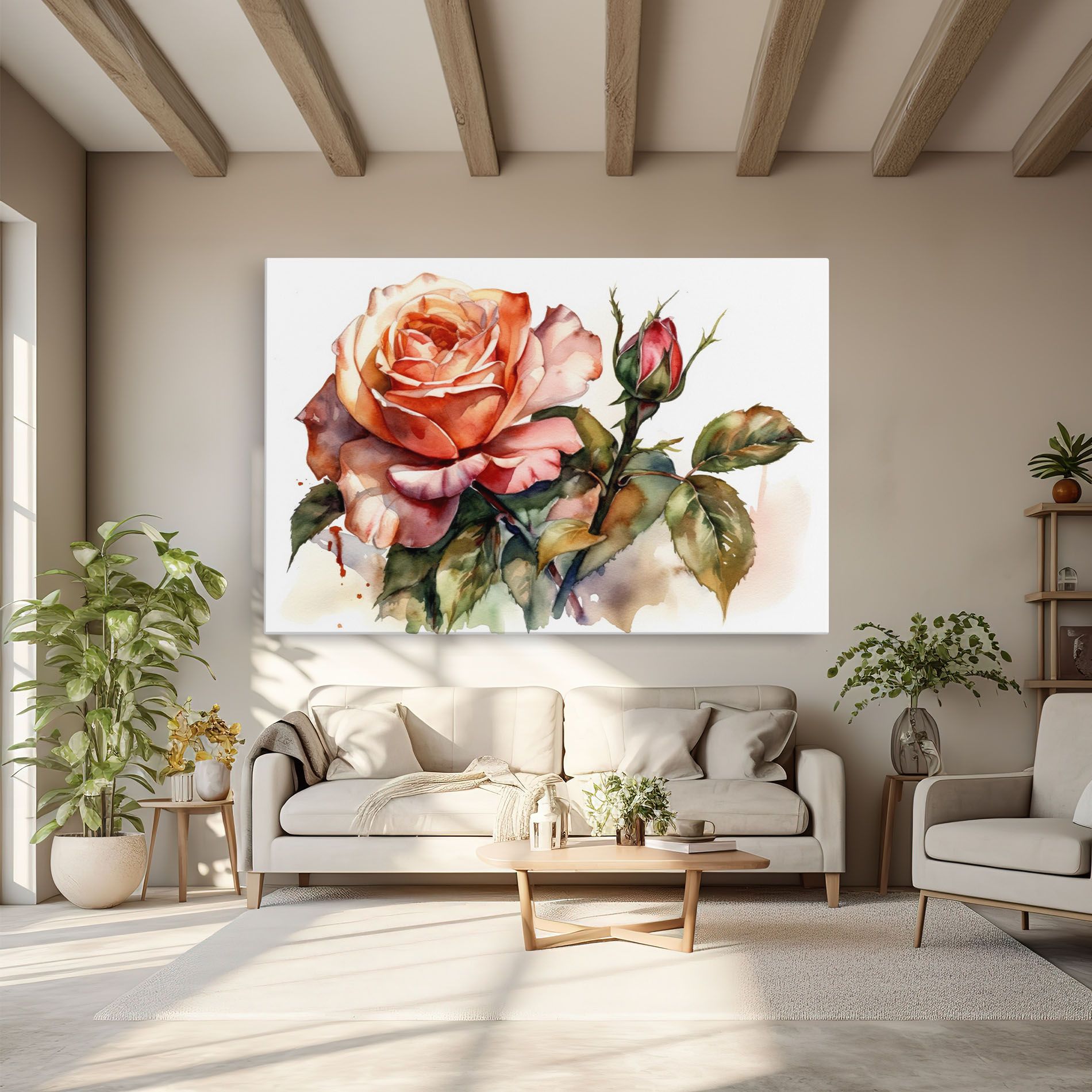 Big Rose Painted mockup 6