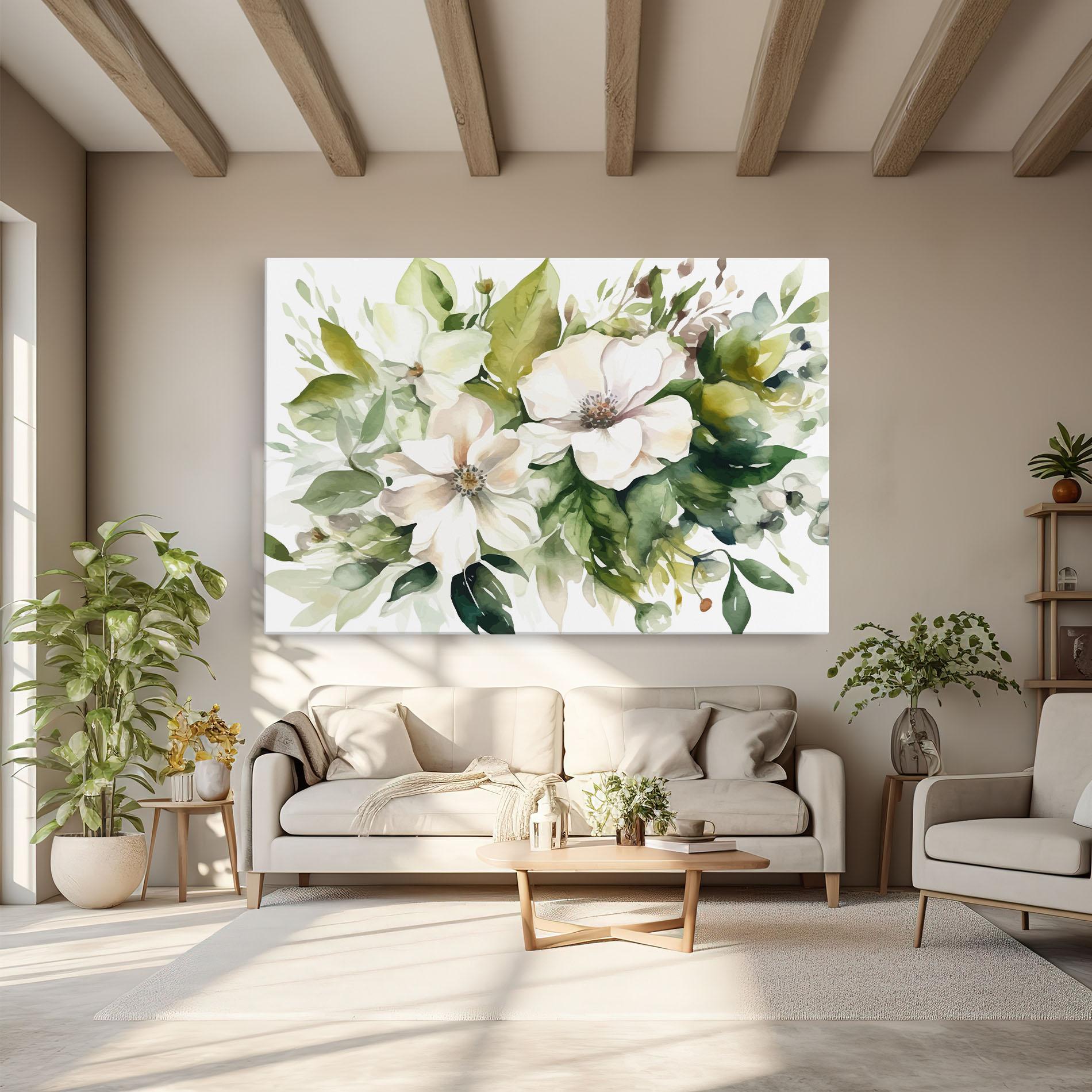 Tablou Canvas Opened Rose mockup 6