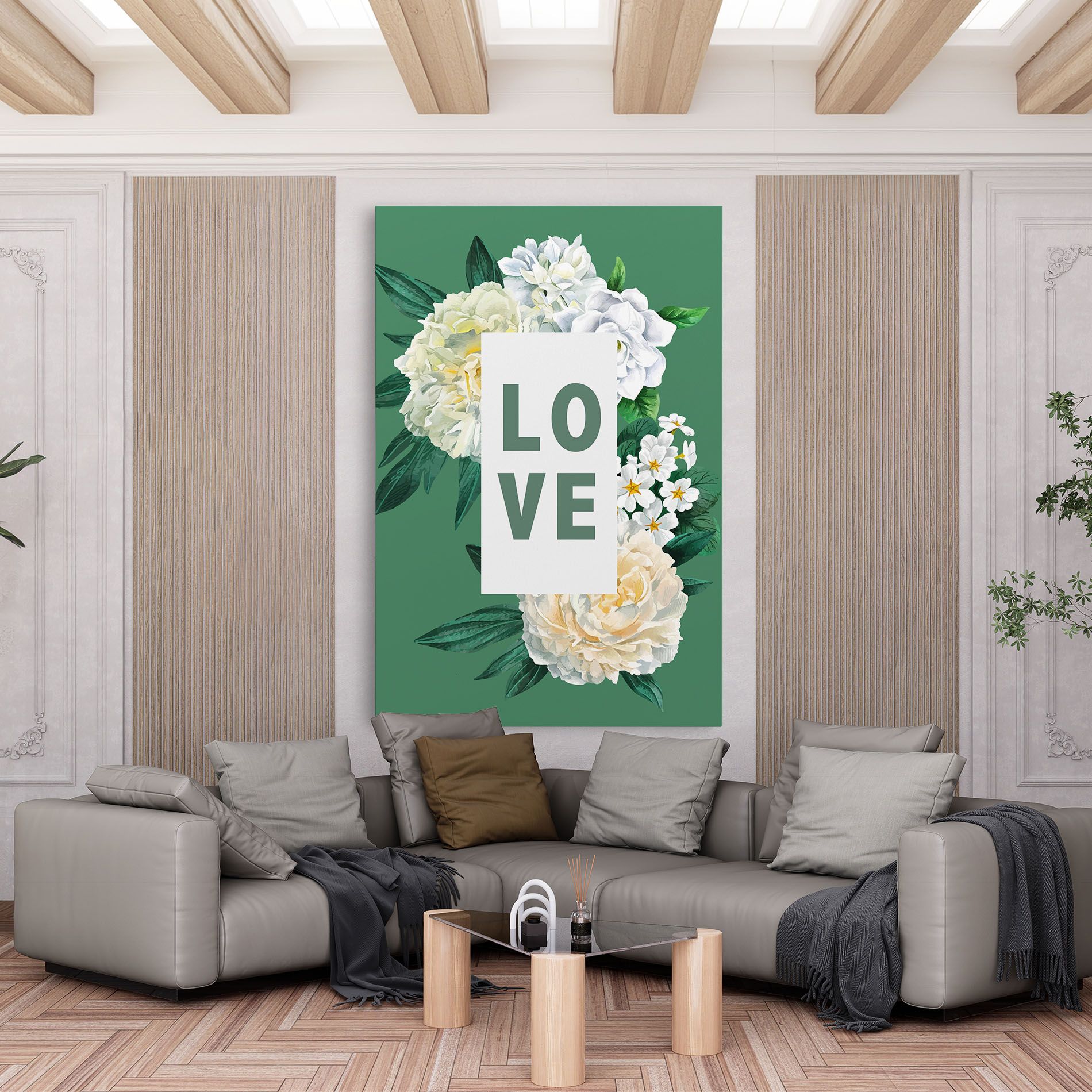 Love Green Rose mockup 6