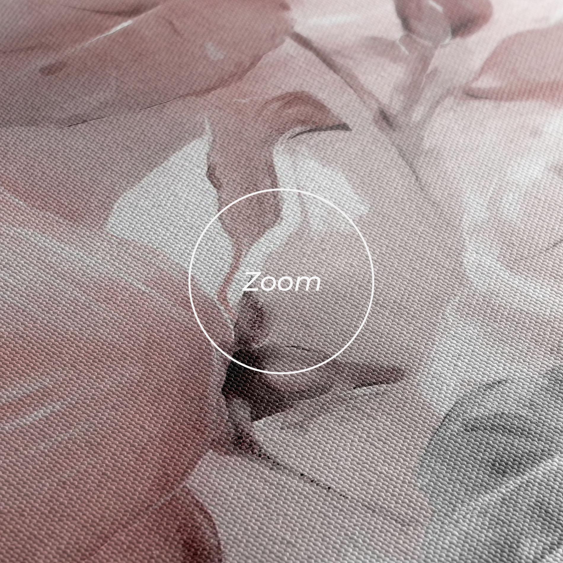 Tablou Canvas Abstract Pink Flowers mockup 3