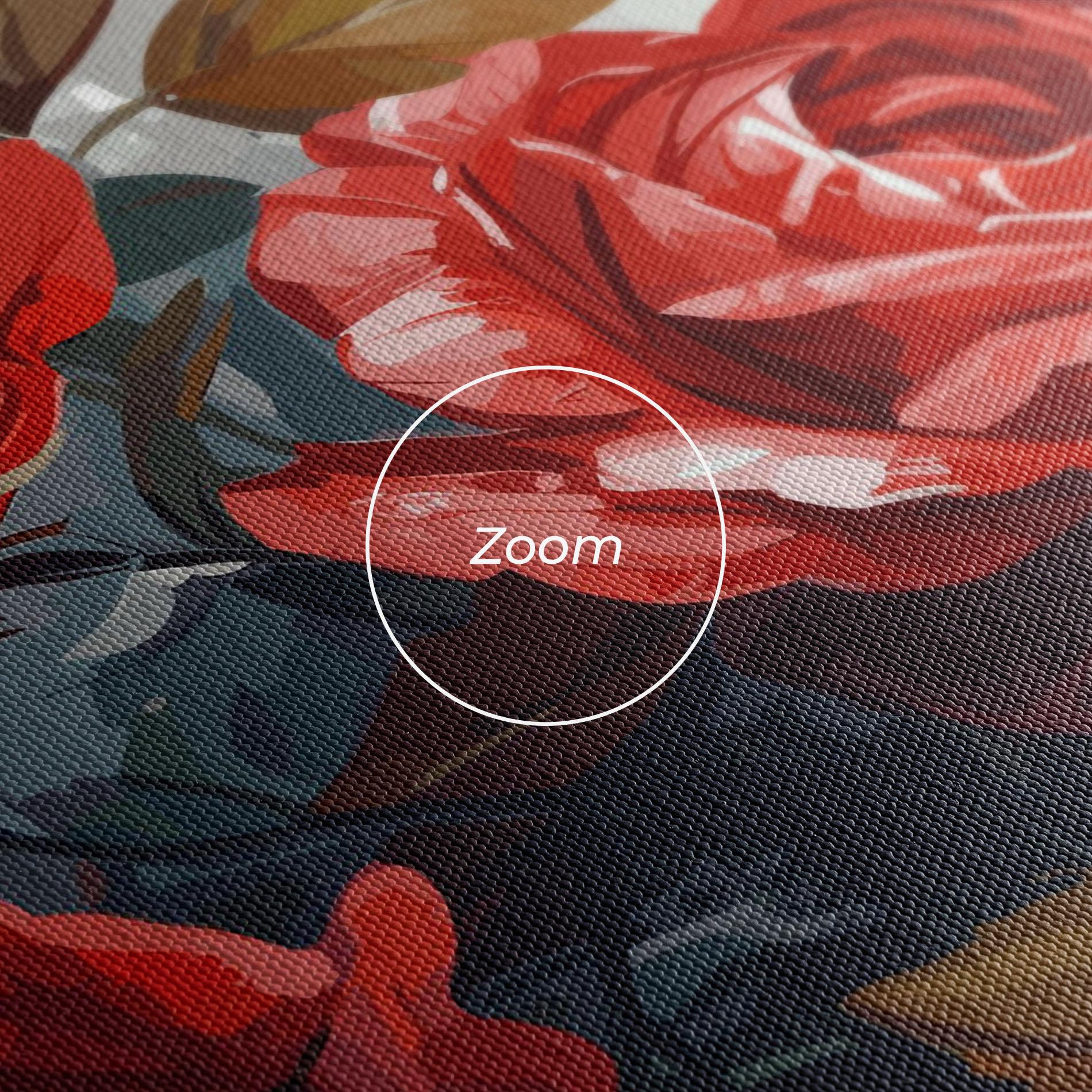 Tablou Canvas Beautiful Red Roses mockup 3