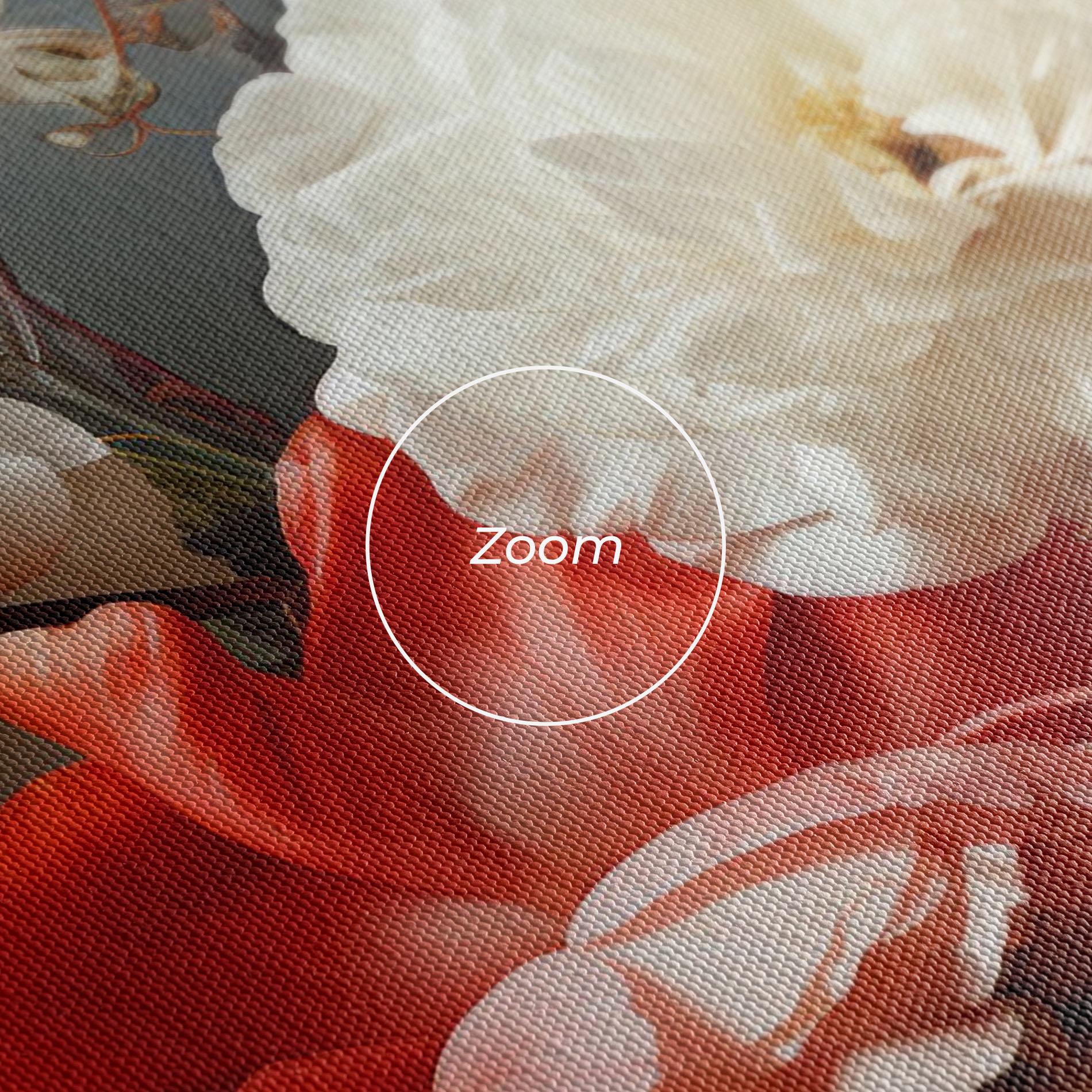 Tablou Canvas White Red Roses mockup 3