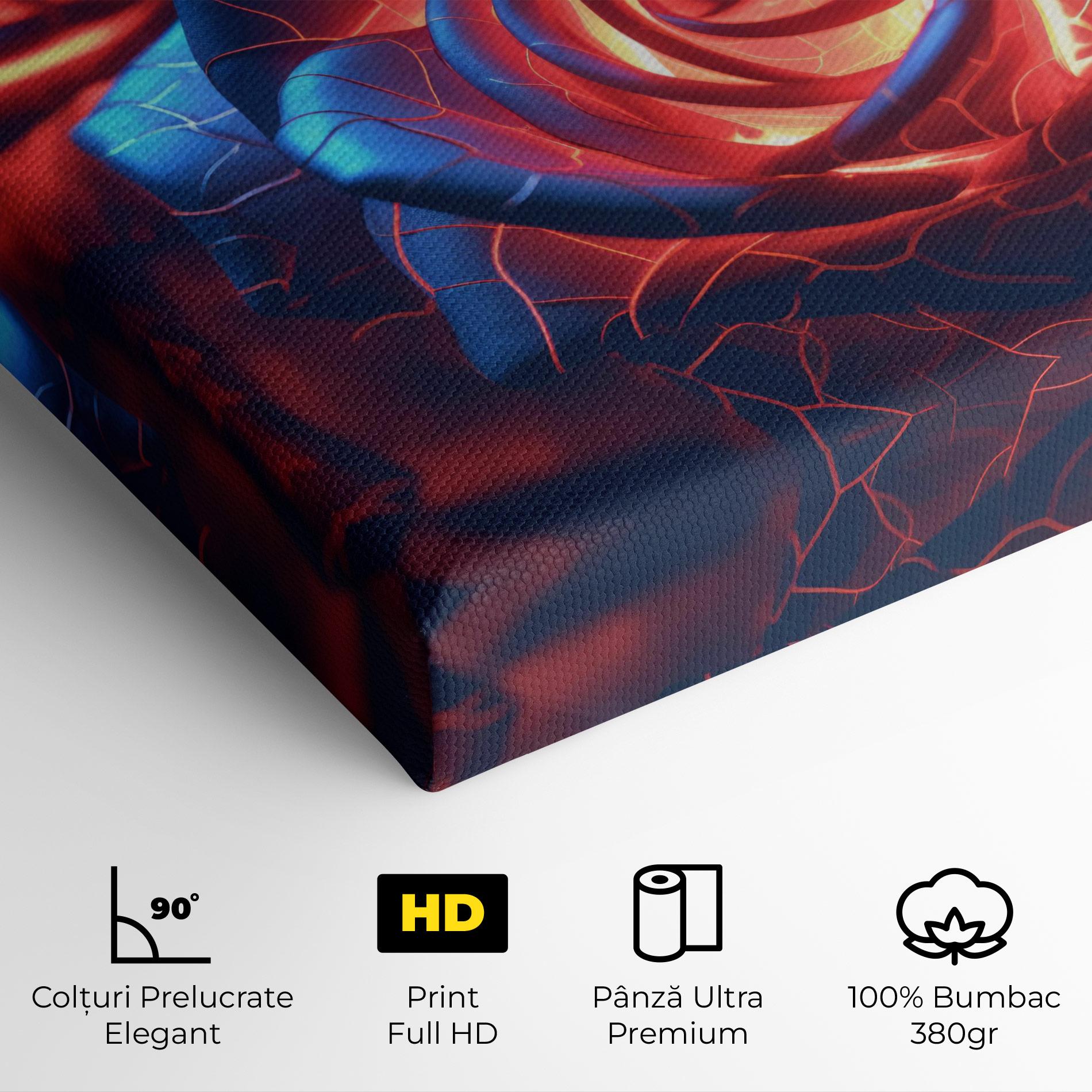 Tablou Canvas Glowing Roses mockup 4