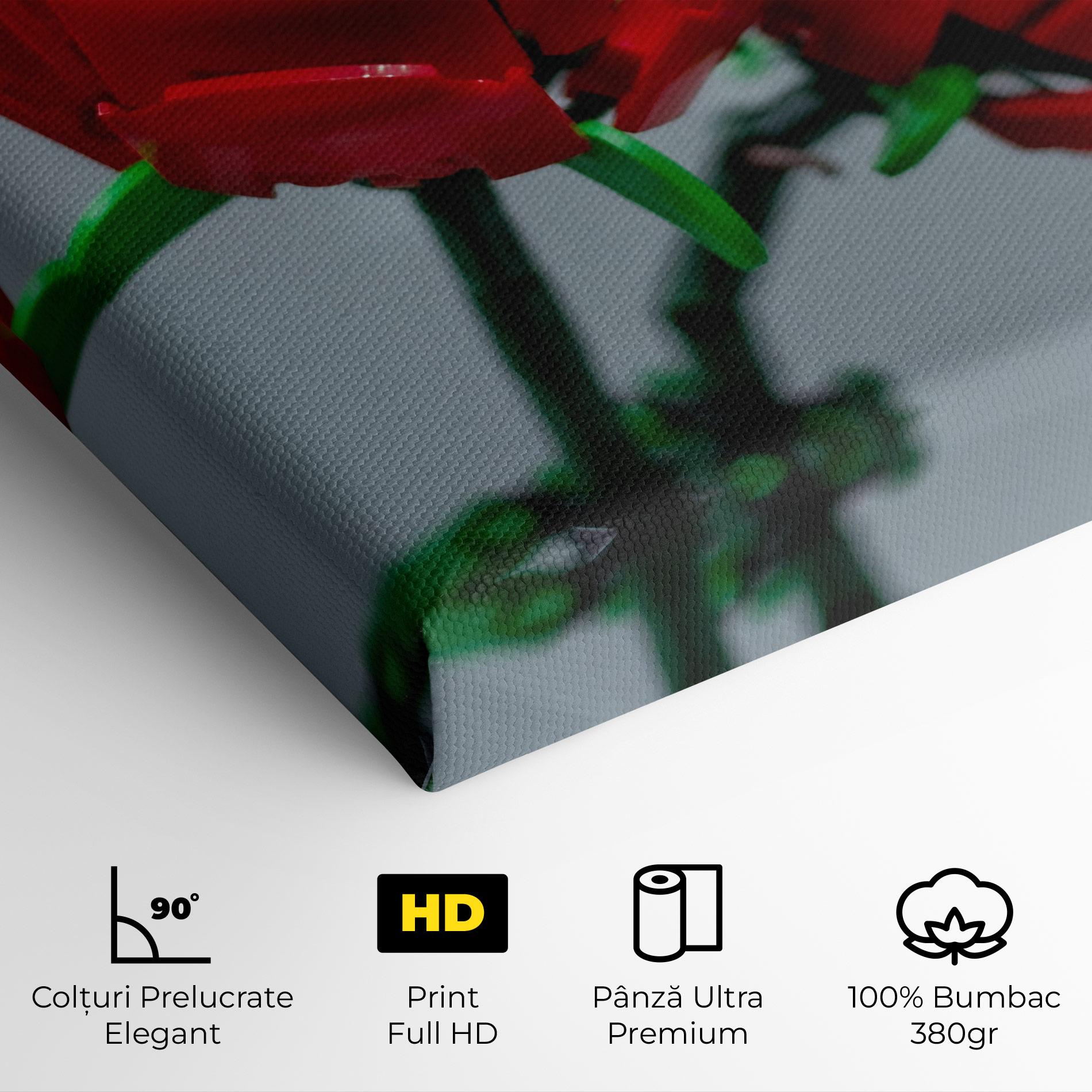 Tablou Canvas Lego Red Roses mockup 4