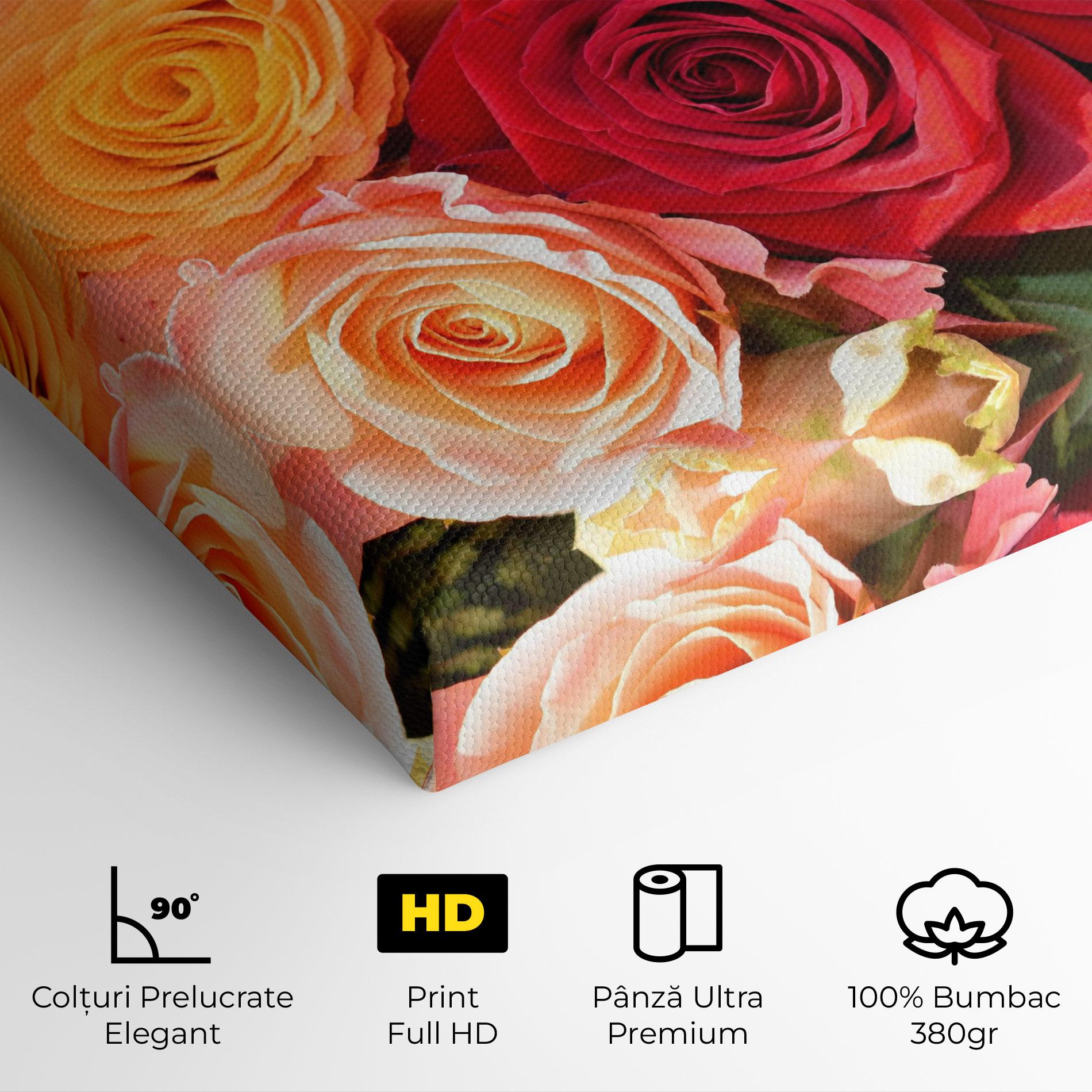 Tablou Canvas Mixed Roses mockup 4