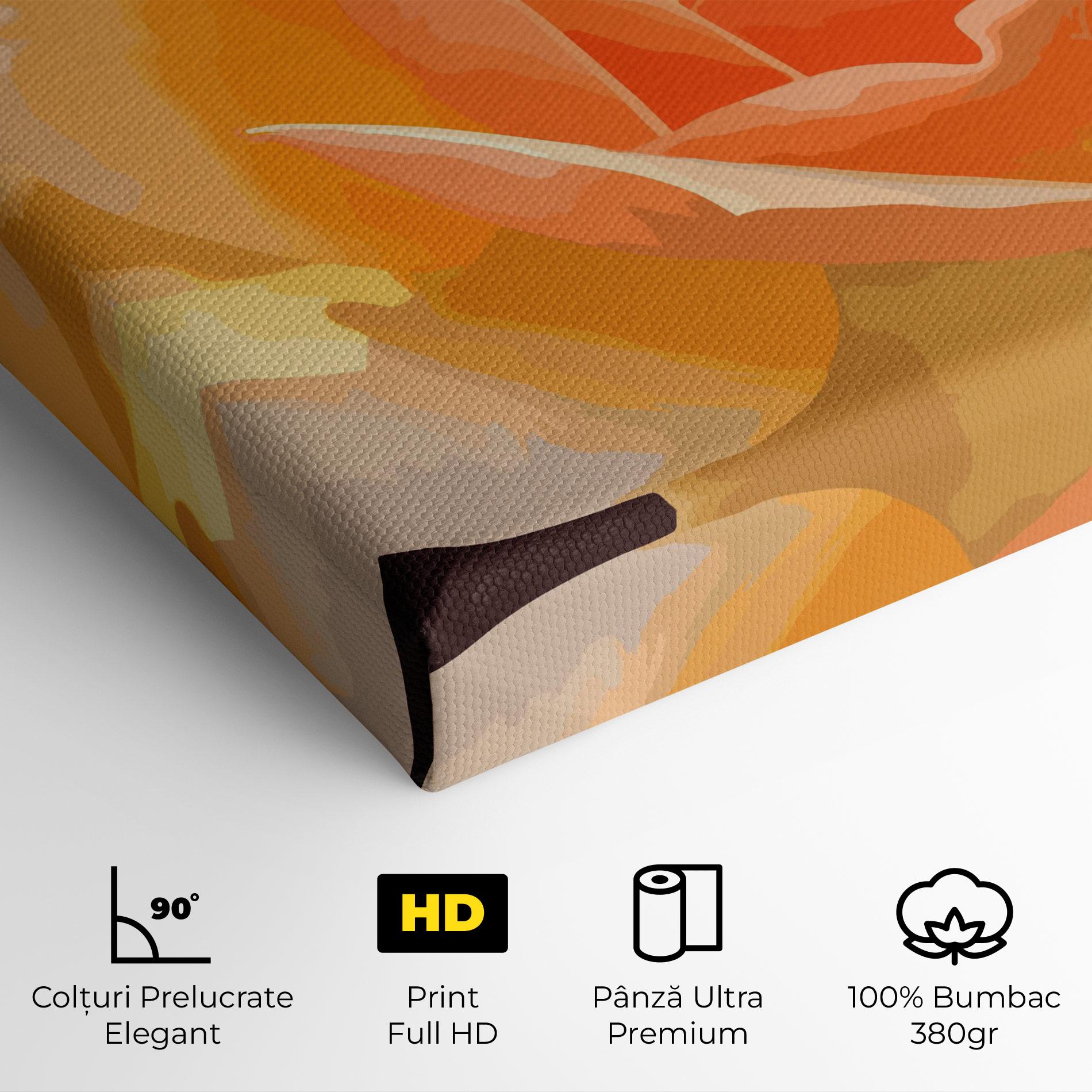 Tablou Canvas Orange Rose Ioana mockup 4
