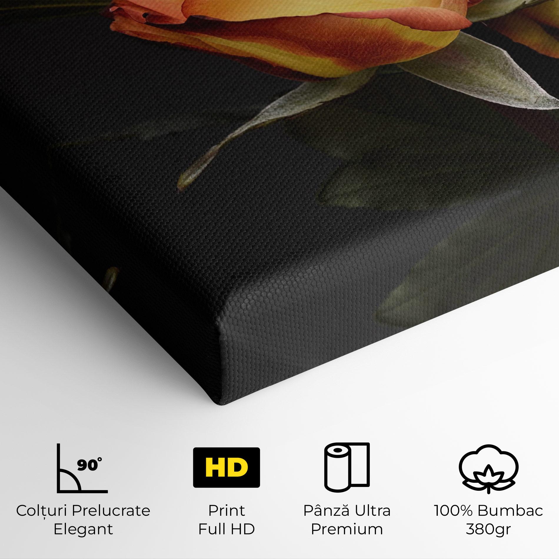 Tablou Canvas Orange Rose mockup 4