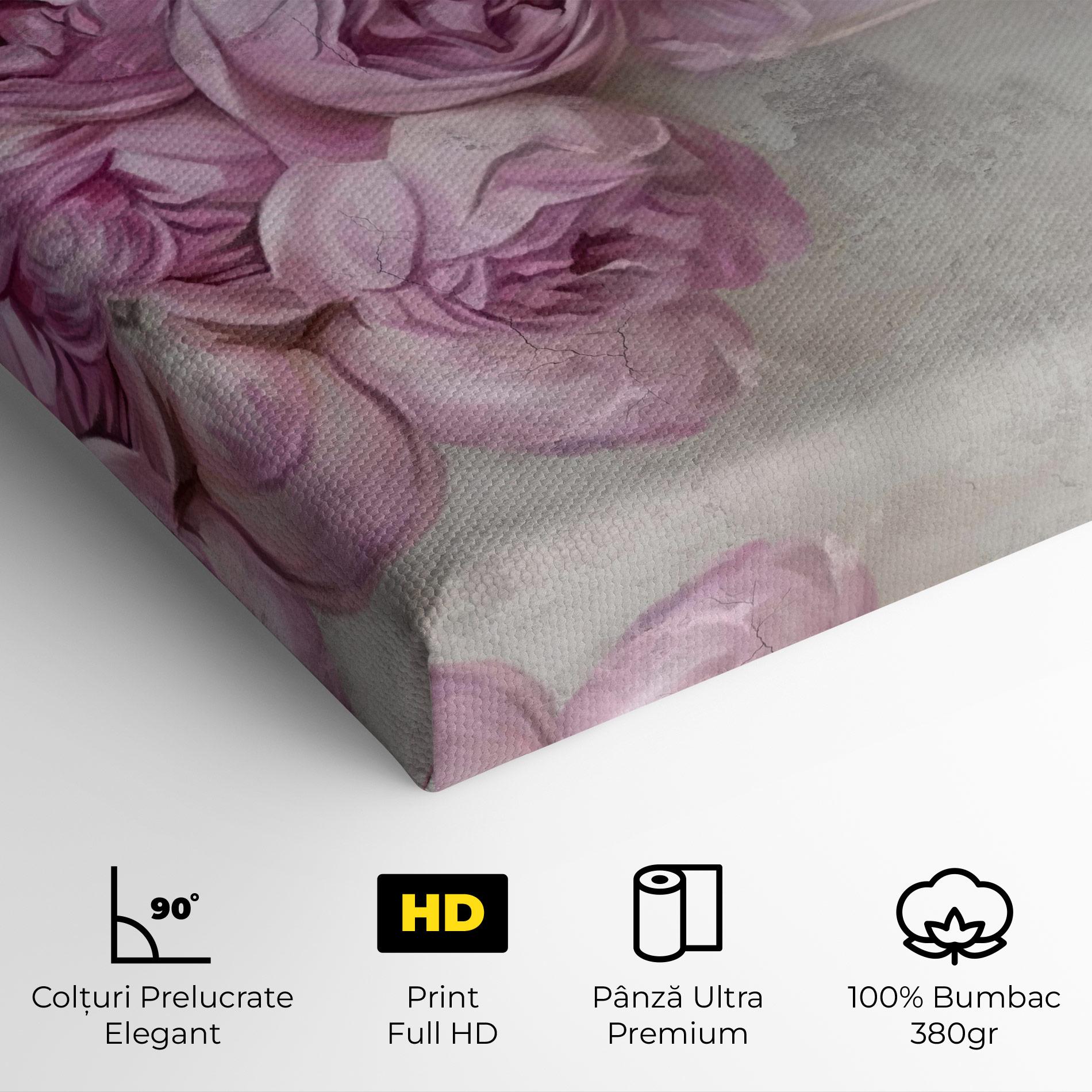 Tablou Canvas Trandafiri Colorati mockup 4