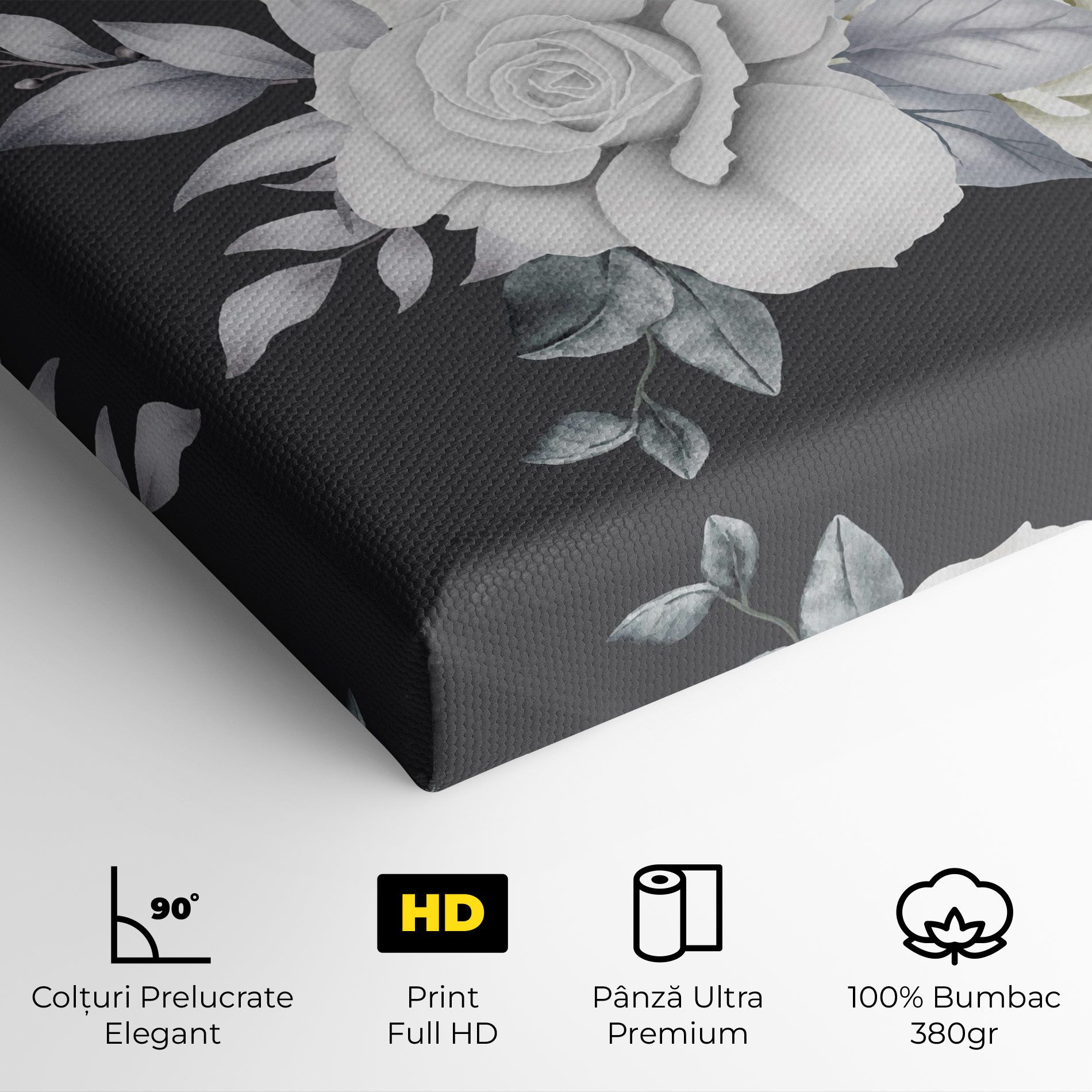 White Grey Rose mockup 4