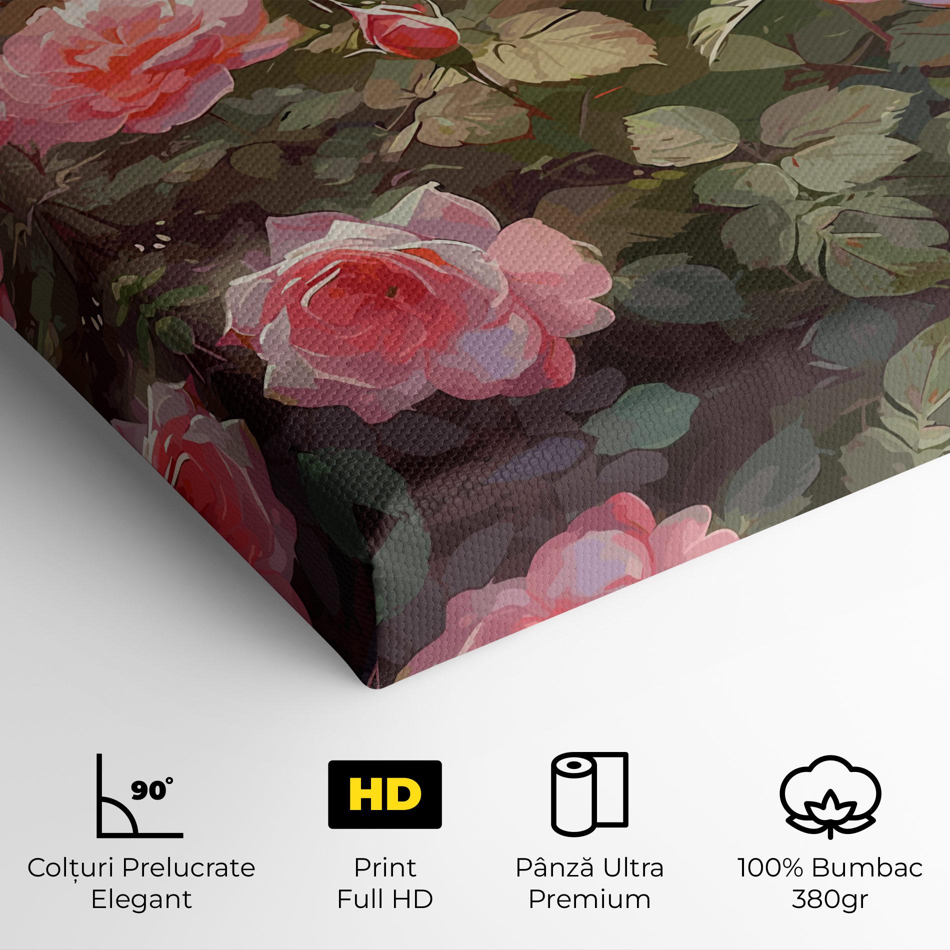 Tablou Canvas Wild Roses mockup 4