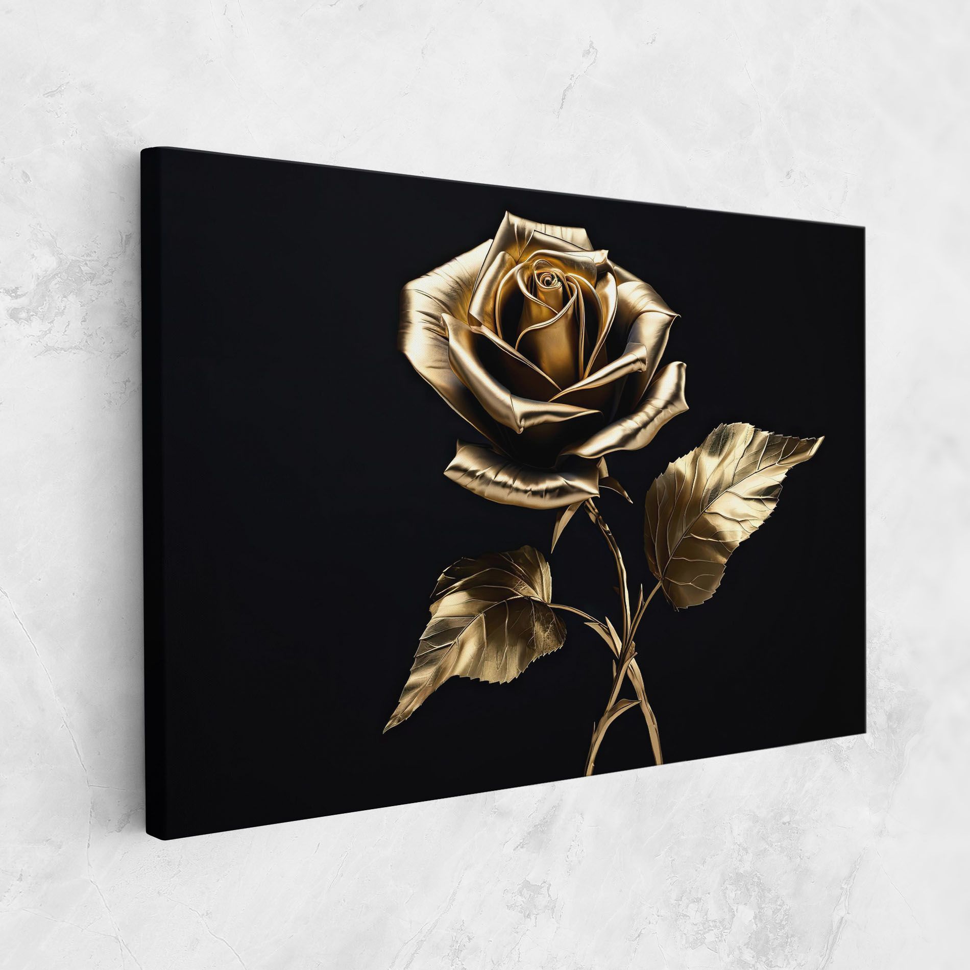 Beautiful Golden Rose mockup 1