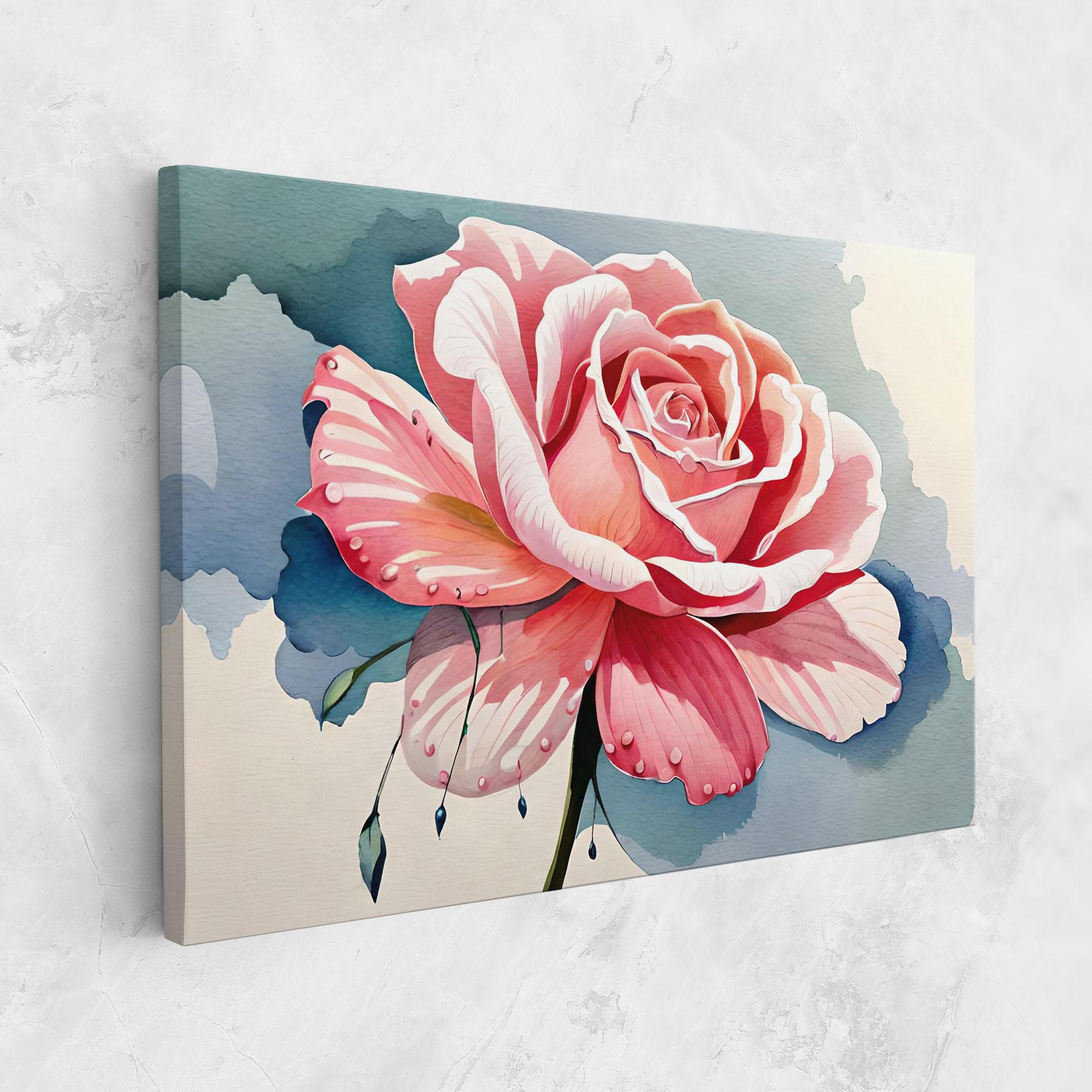 Tablou Canvas Bih Pink Rose mockup 1