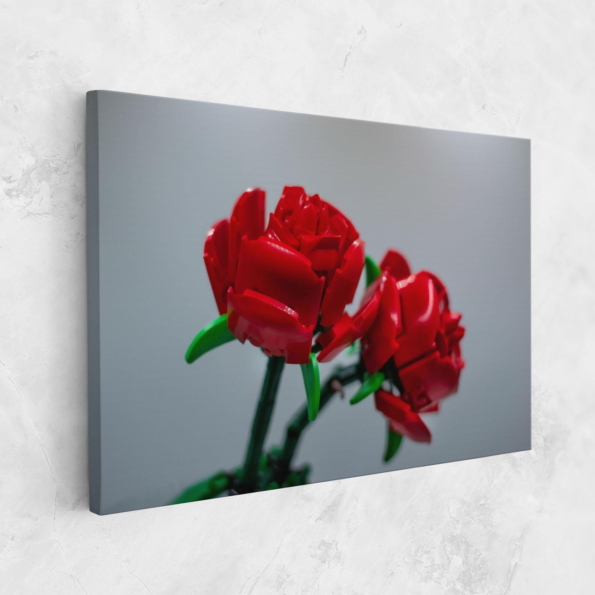 Tablou Canvas Lego Red Roses mockup 1