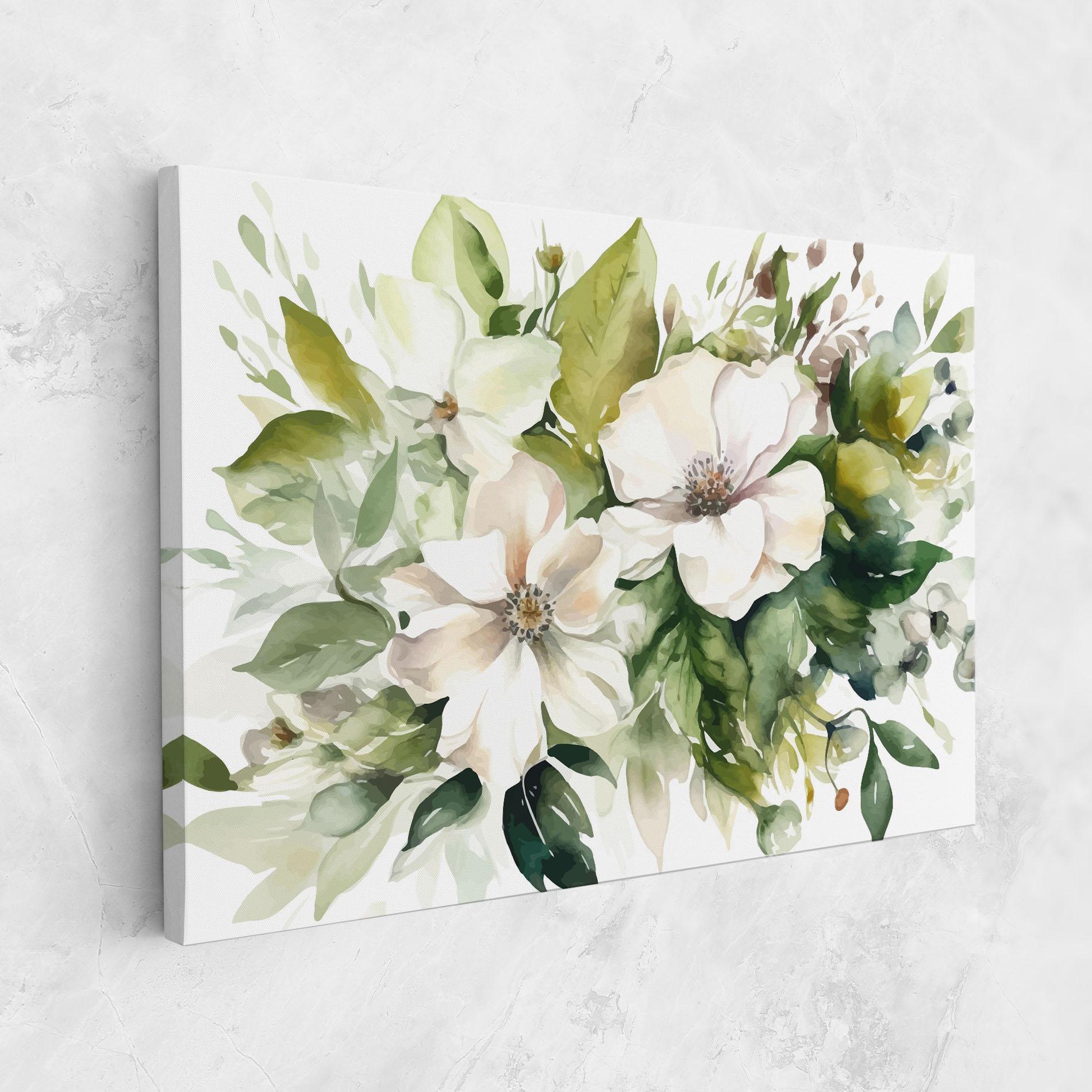 Tablou Canvas Opened Rose mockup 1