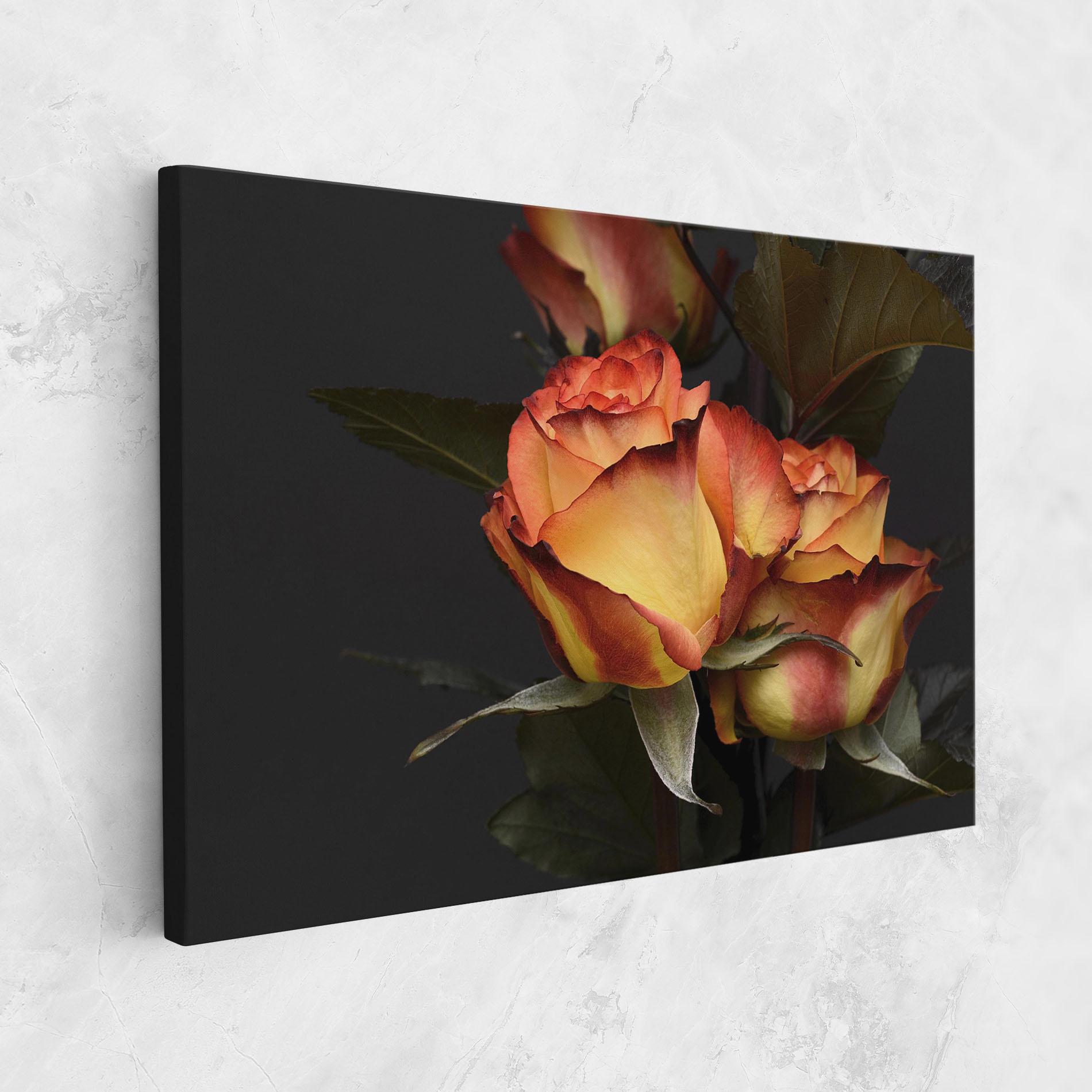 Tablou Canvas Orange Rose mockup 1