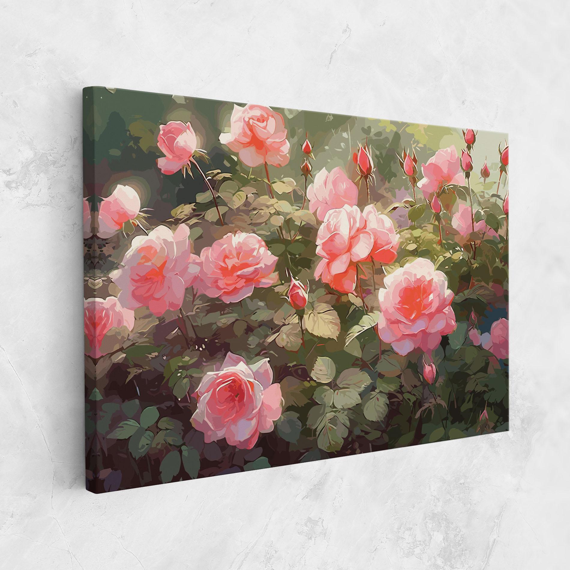 Tablou Canvas Wild Roses mockup 1