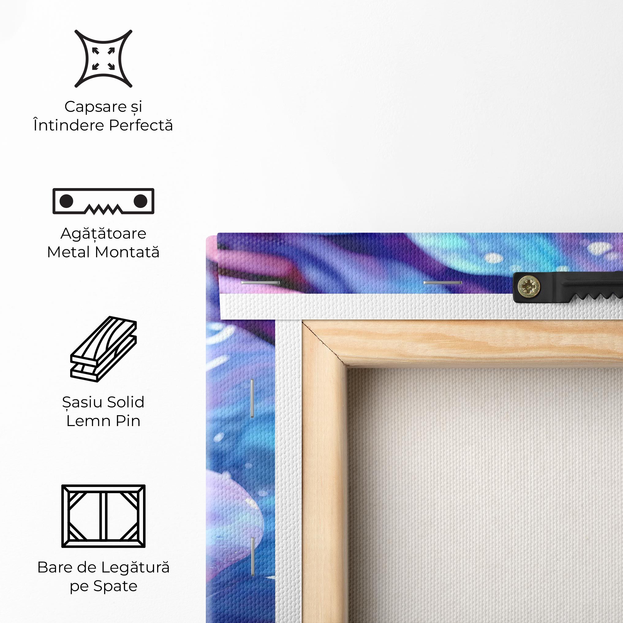 Beautiful Blue Pink Rose mockup 5