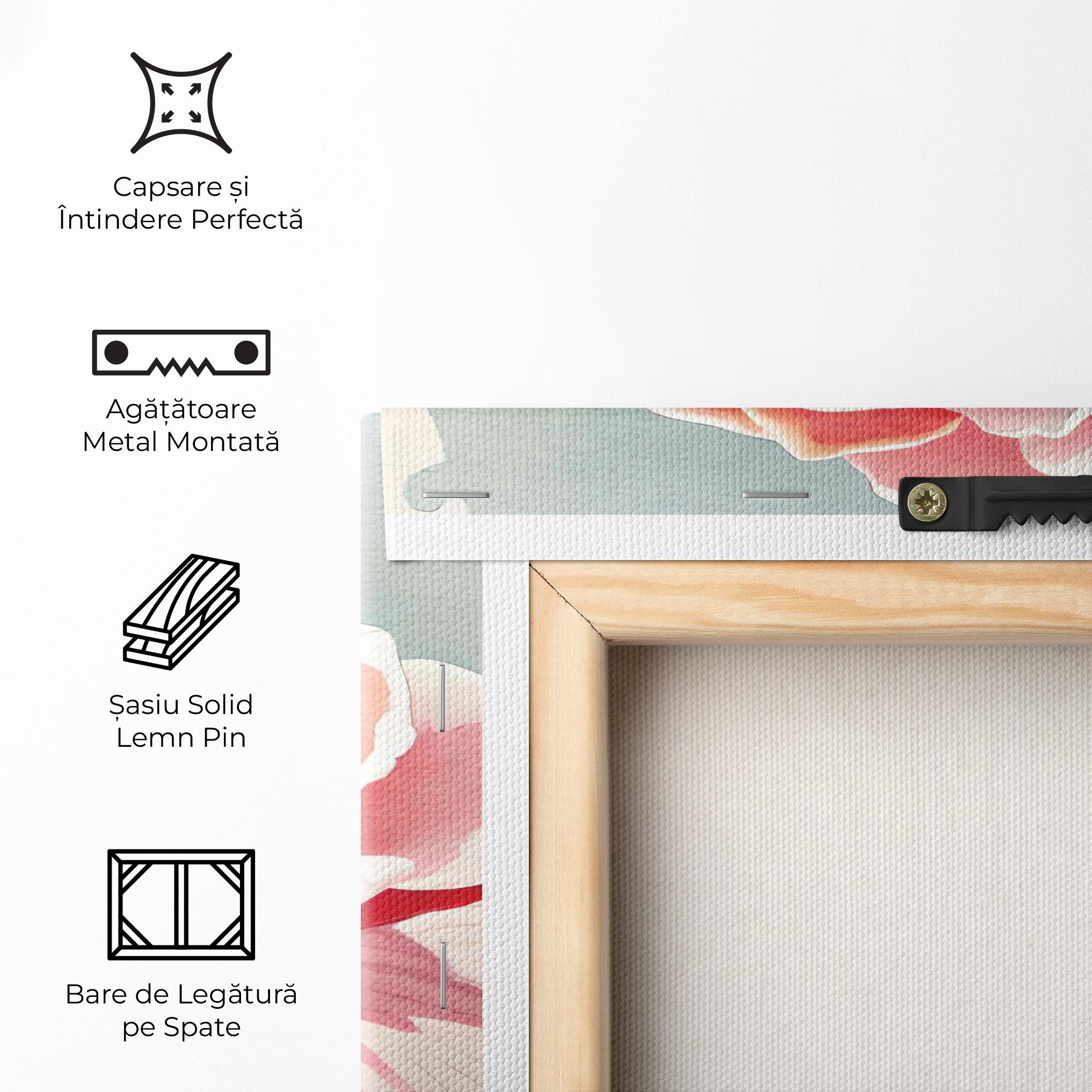 Tablou Canvas Bih Pink Rose mockup 5