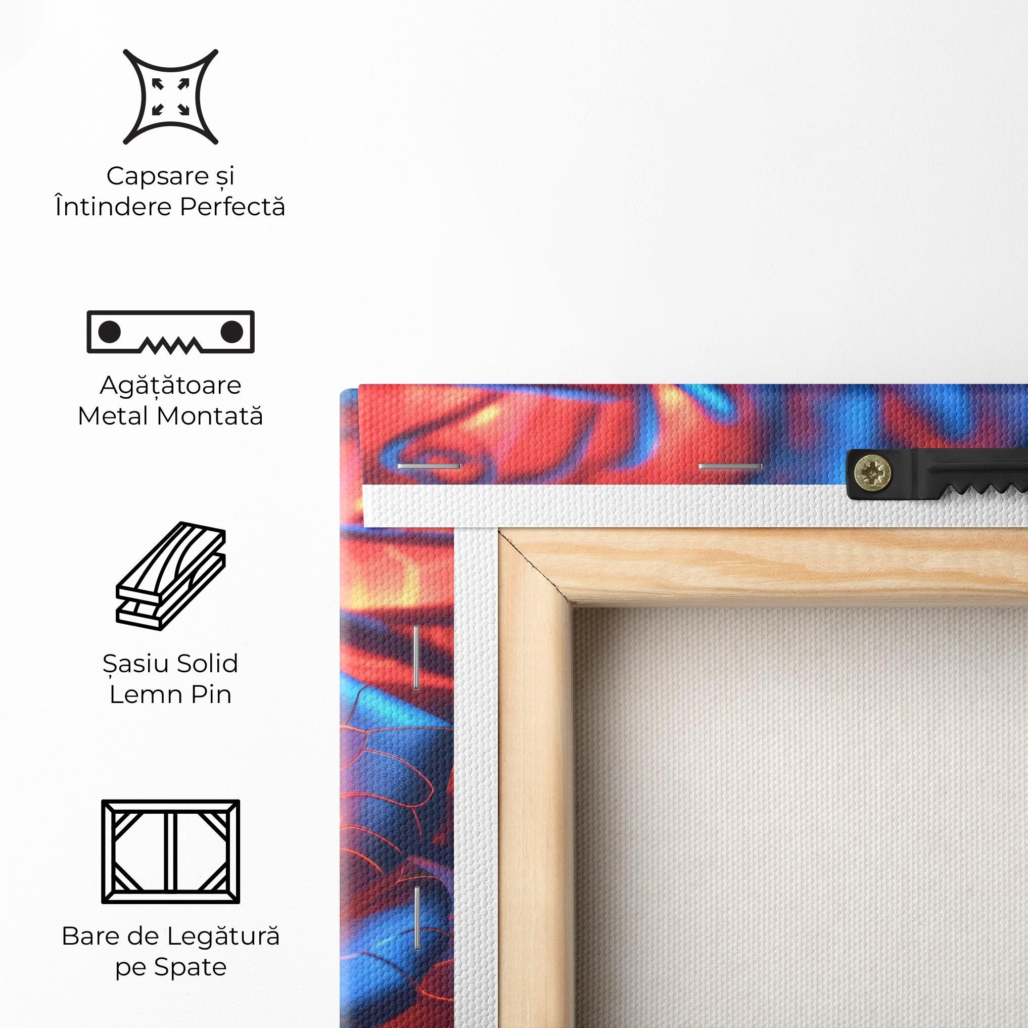 Tablou Canvas Glowing Roses mockup 5