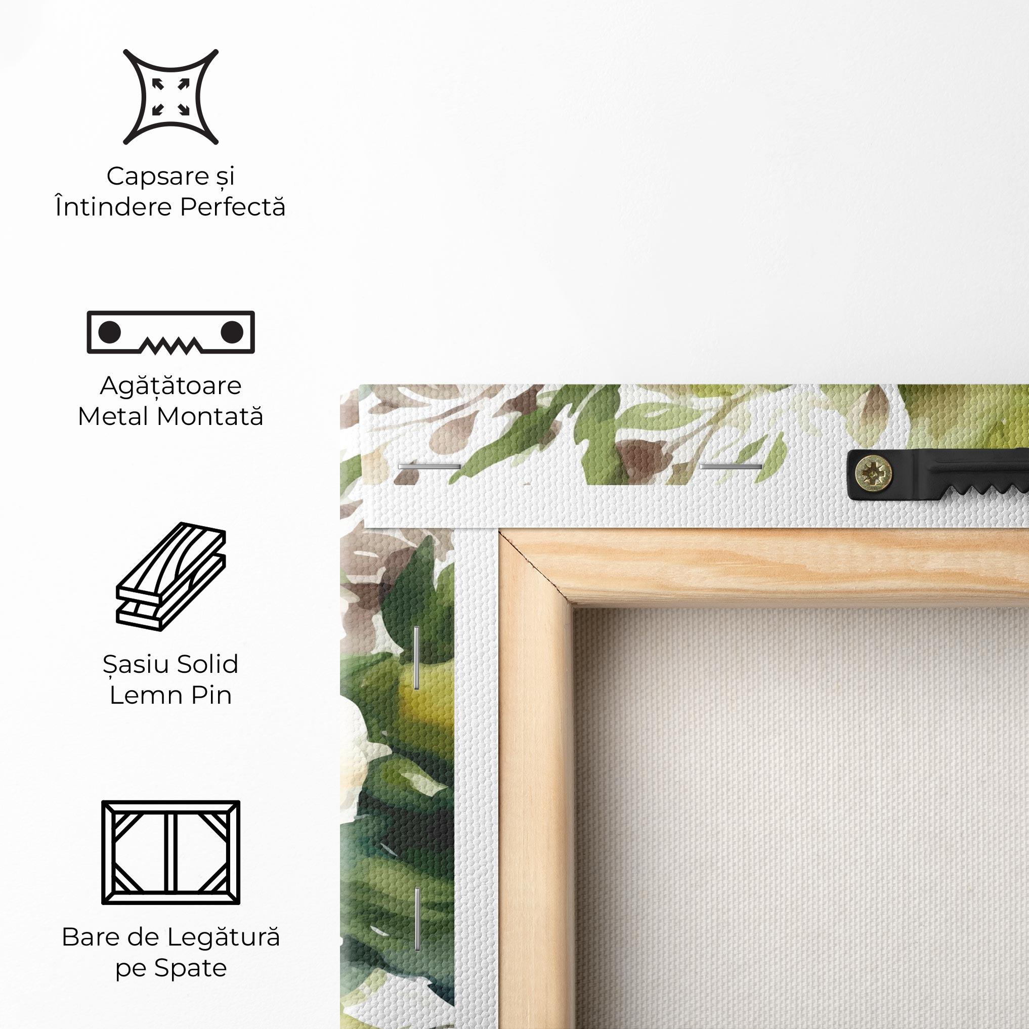 Tablou Canvas Opened Rose mockup 5