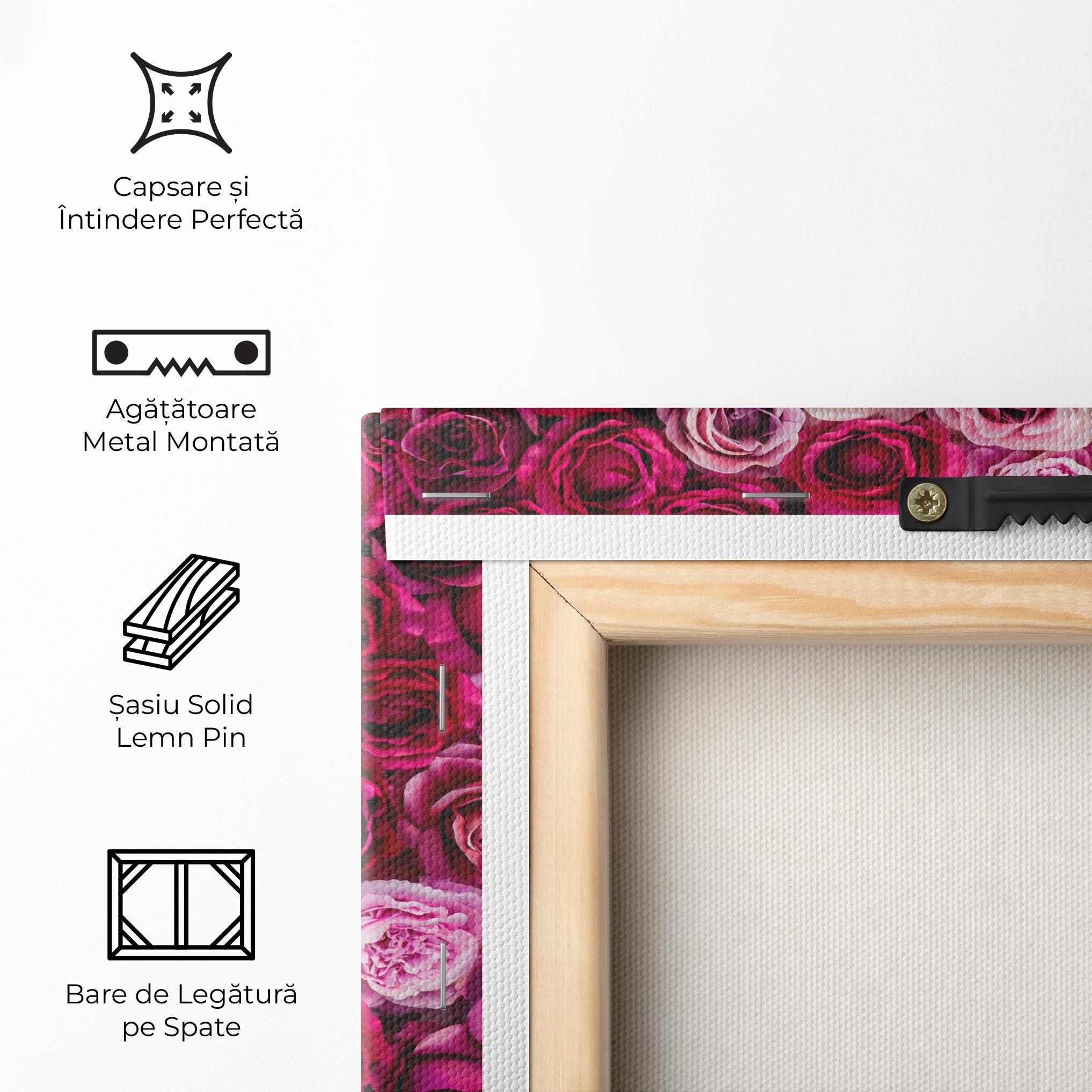 Tablou Canvas Perete Trandafiri mockup 5