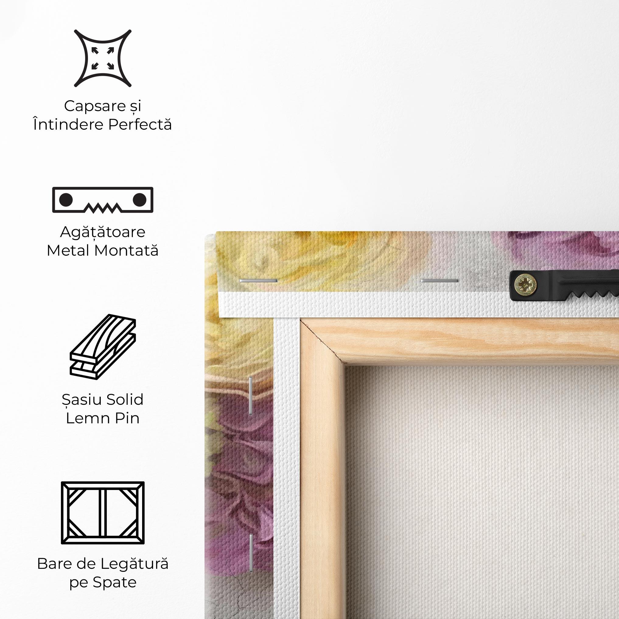 Tablou Canvas Trandafiri Colorati mockup 5