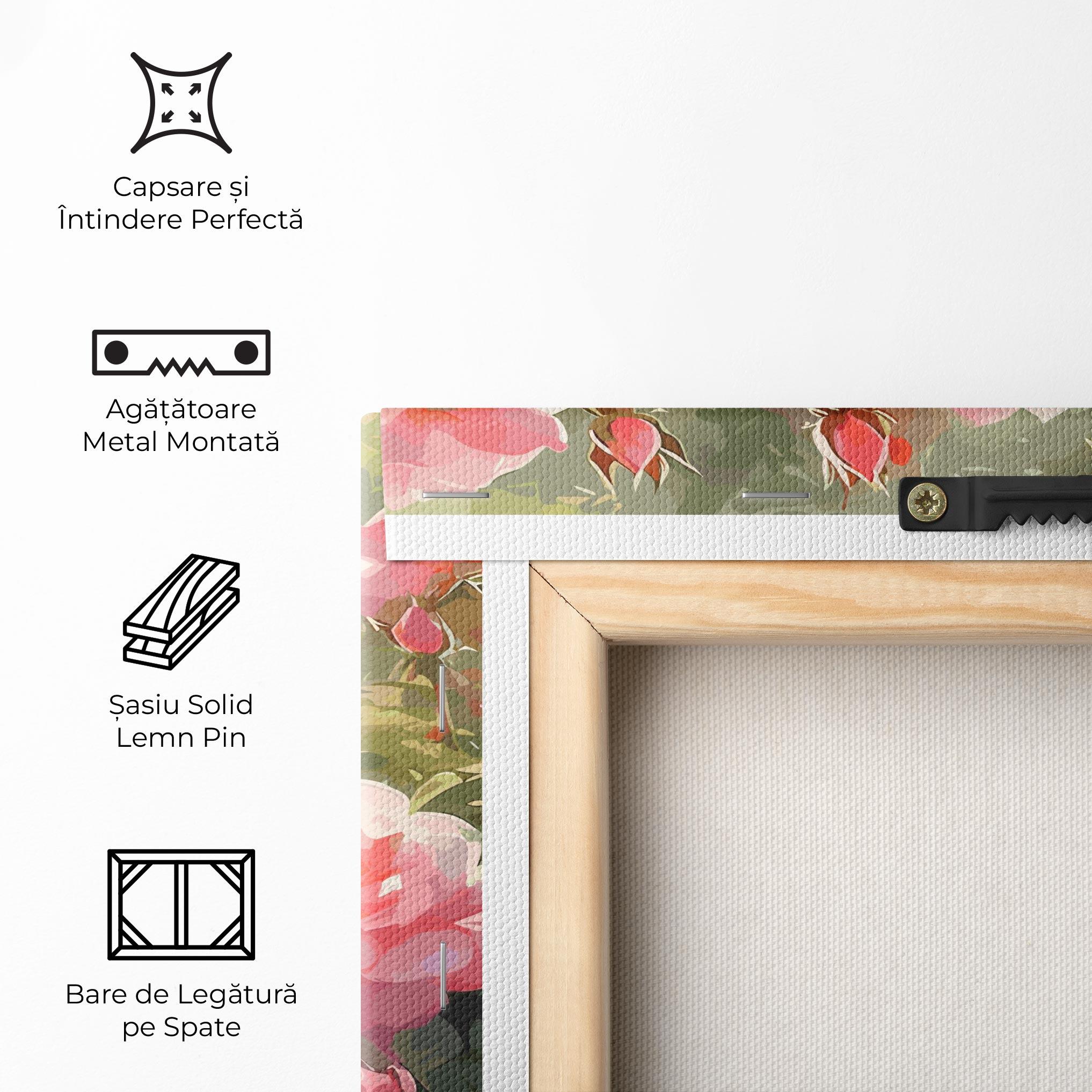 Tablou Canvas Wild Roses mockup 5