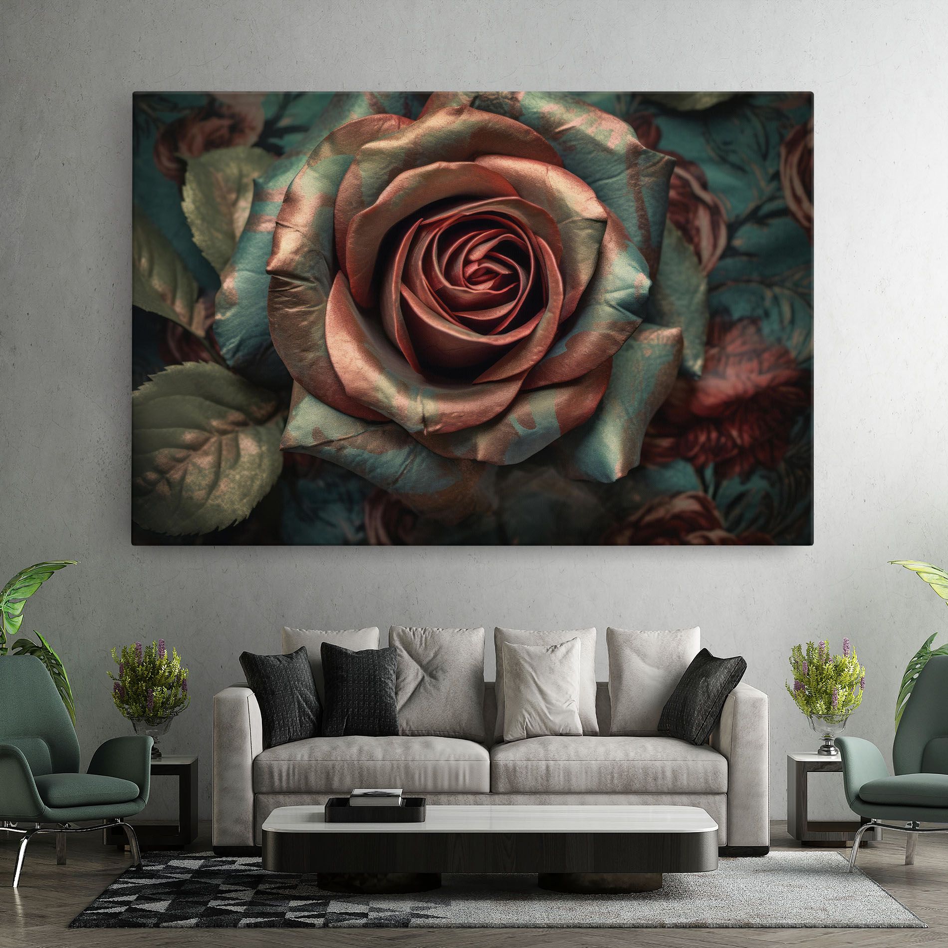 Exotic Blue Rose mockup 7