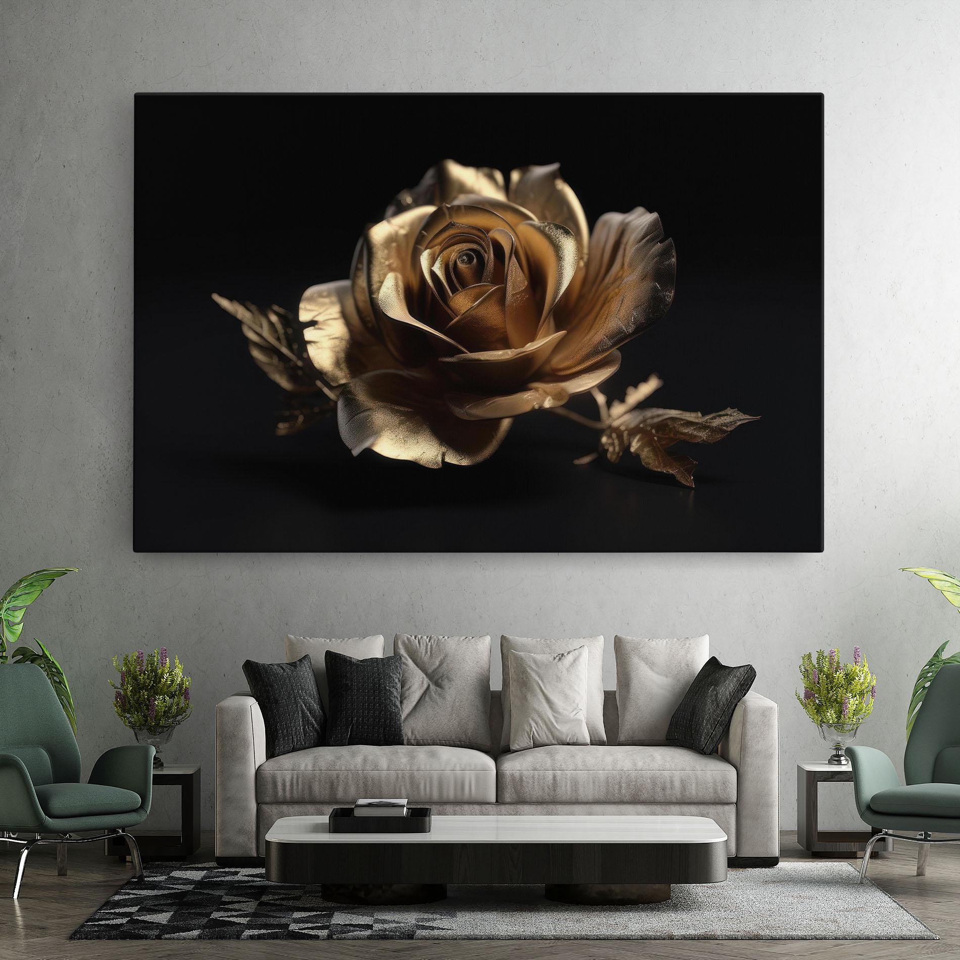 Tablou Canvas Gold Rose mockup 7