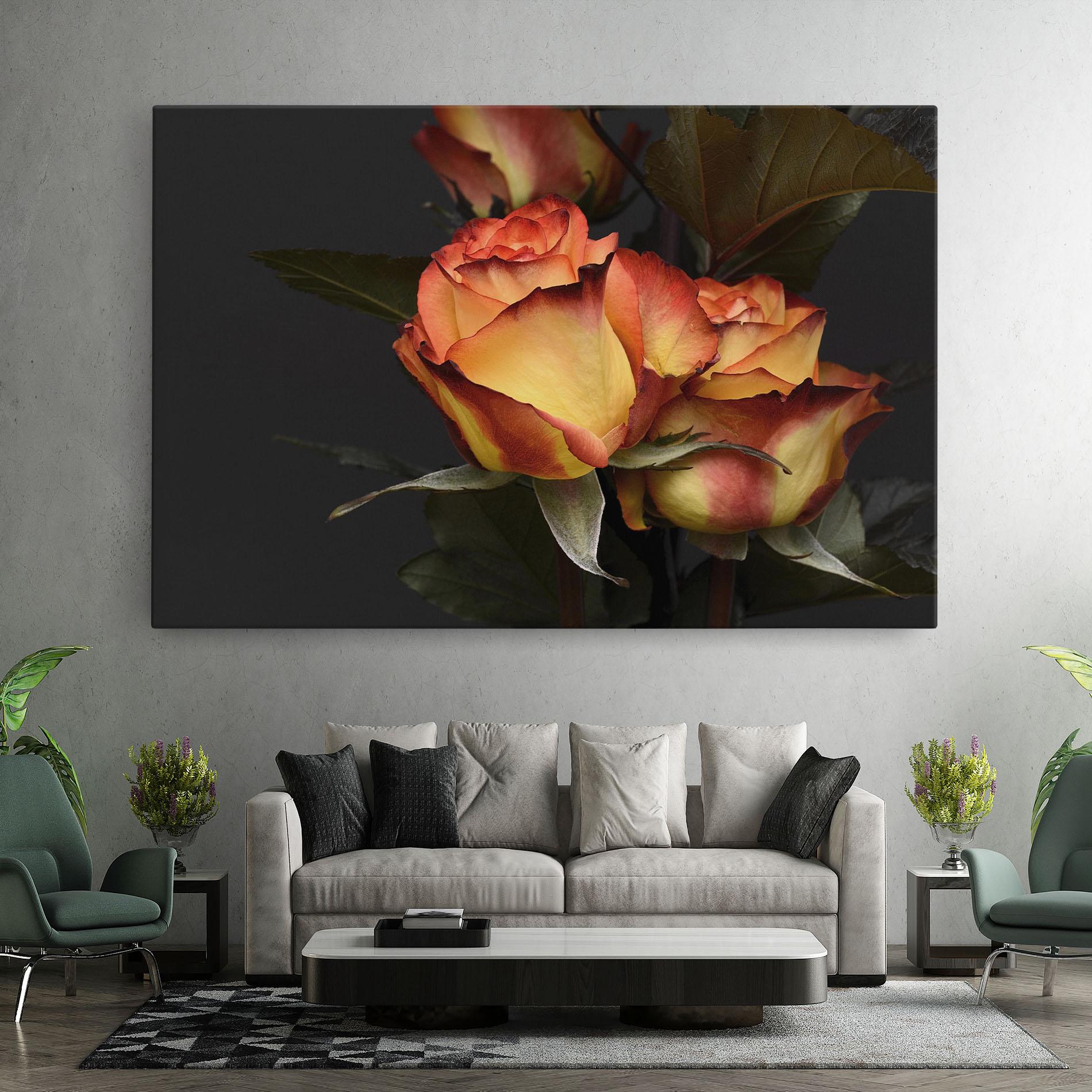 Tablou Canvas Orange Rose mockup 7