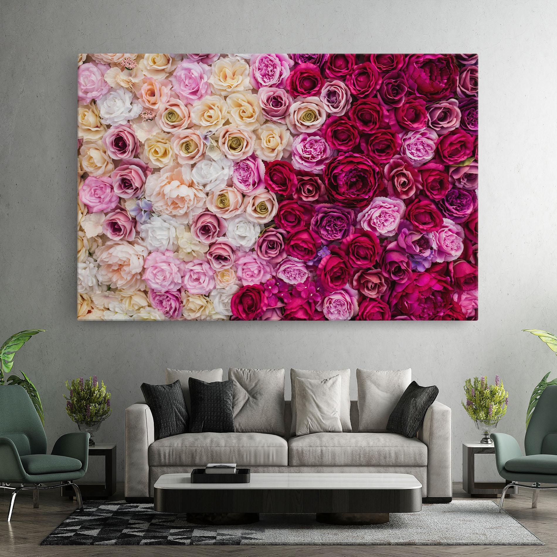 Tablou Canvas Perete Trandafiri mockup 7