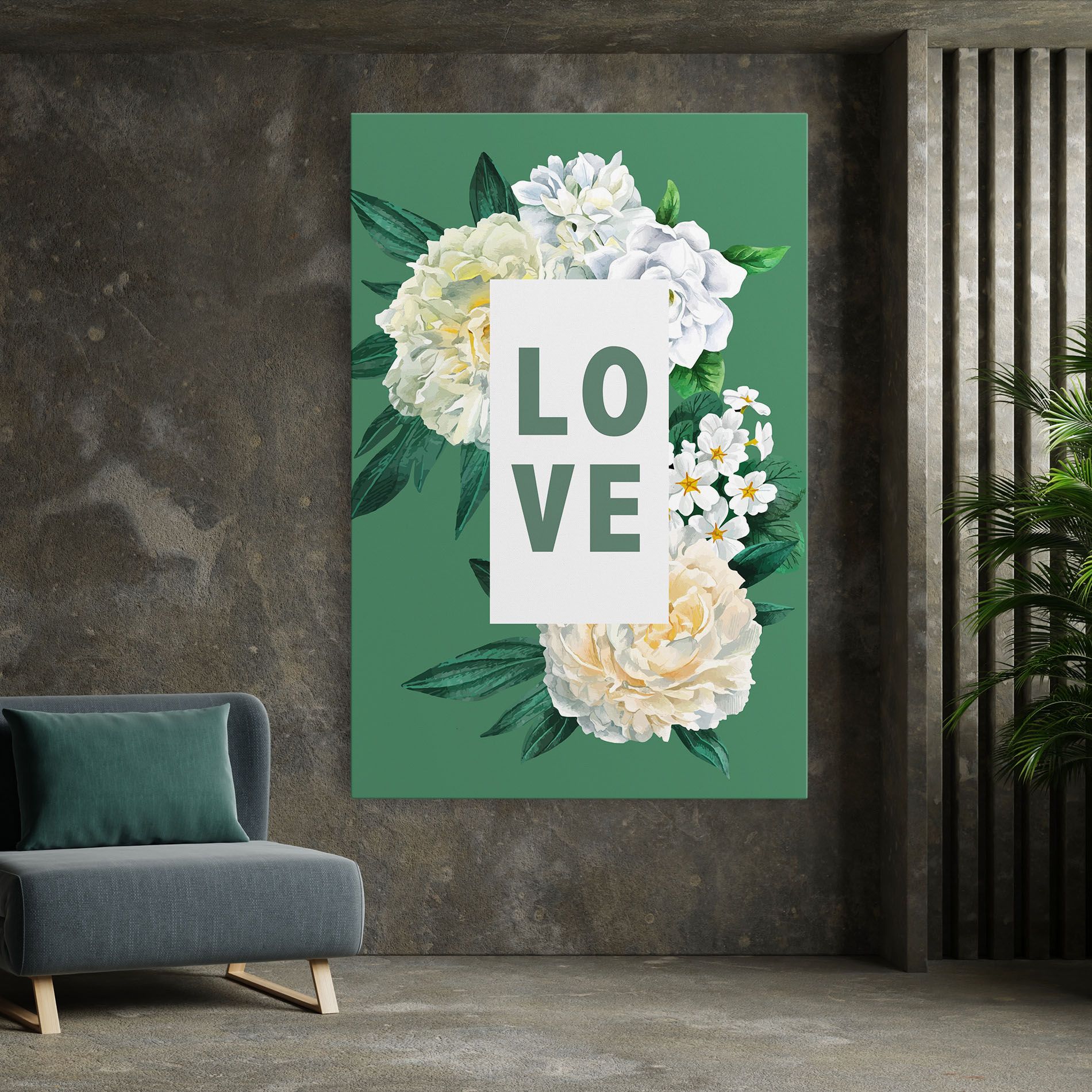 Love Green Rose mockup 7