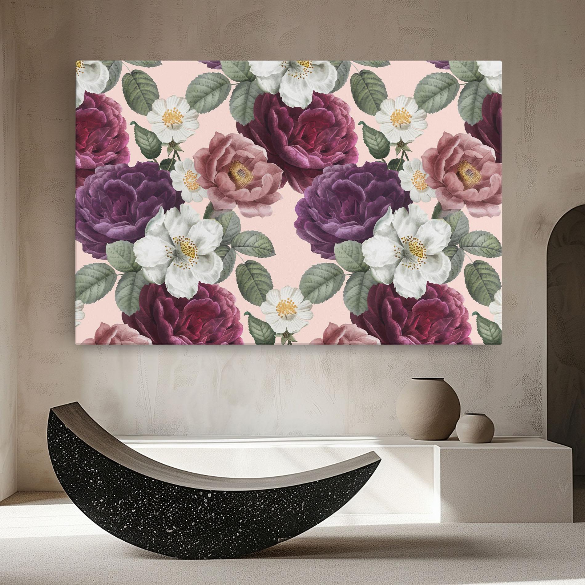 Tablou Canvas Amestec Flori mockup 8