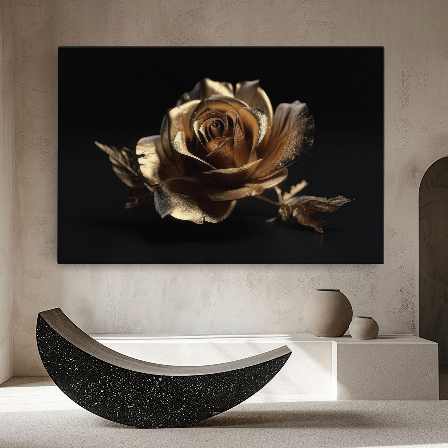 Tablou Canvas Gold Rose mockup 8