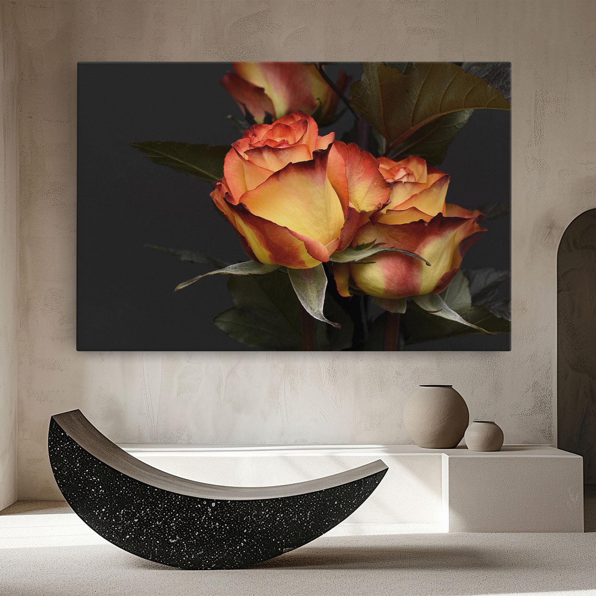 Tablou Canvas Orange Rose mockup 8