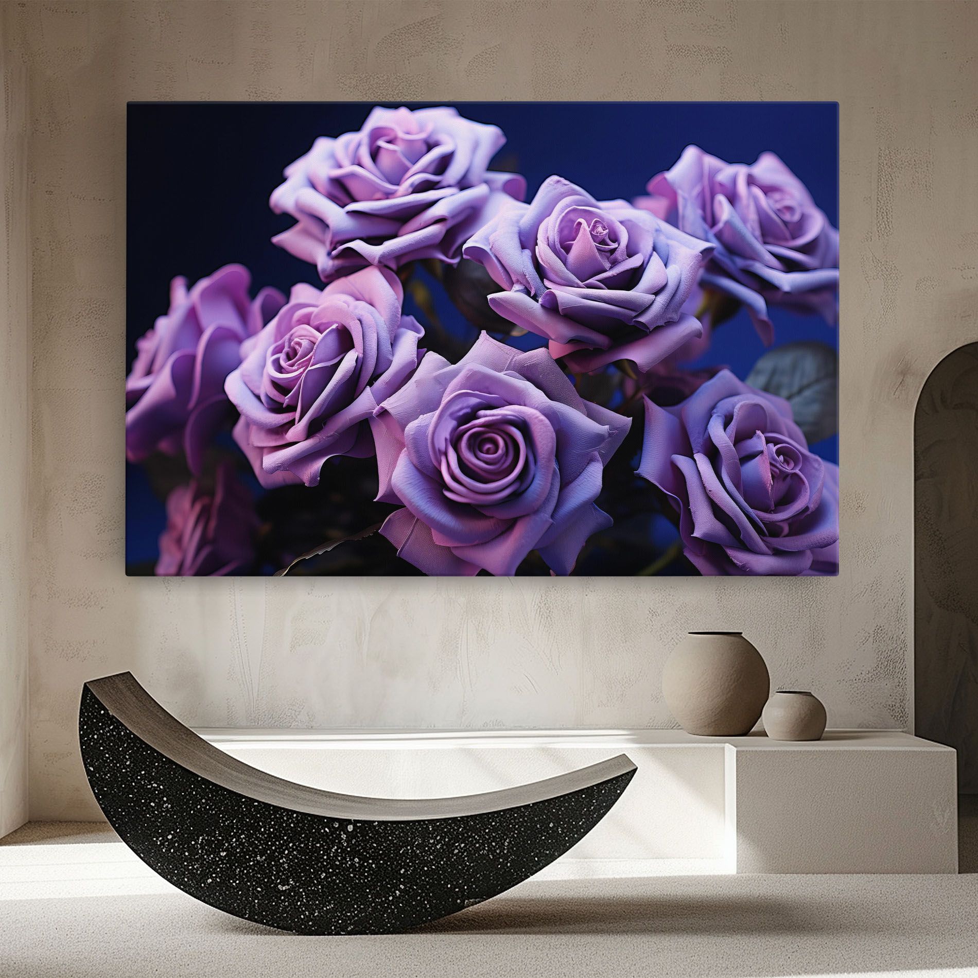 Pastel Purple Rose mockup 8