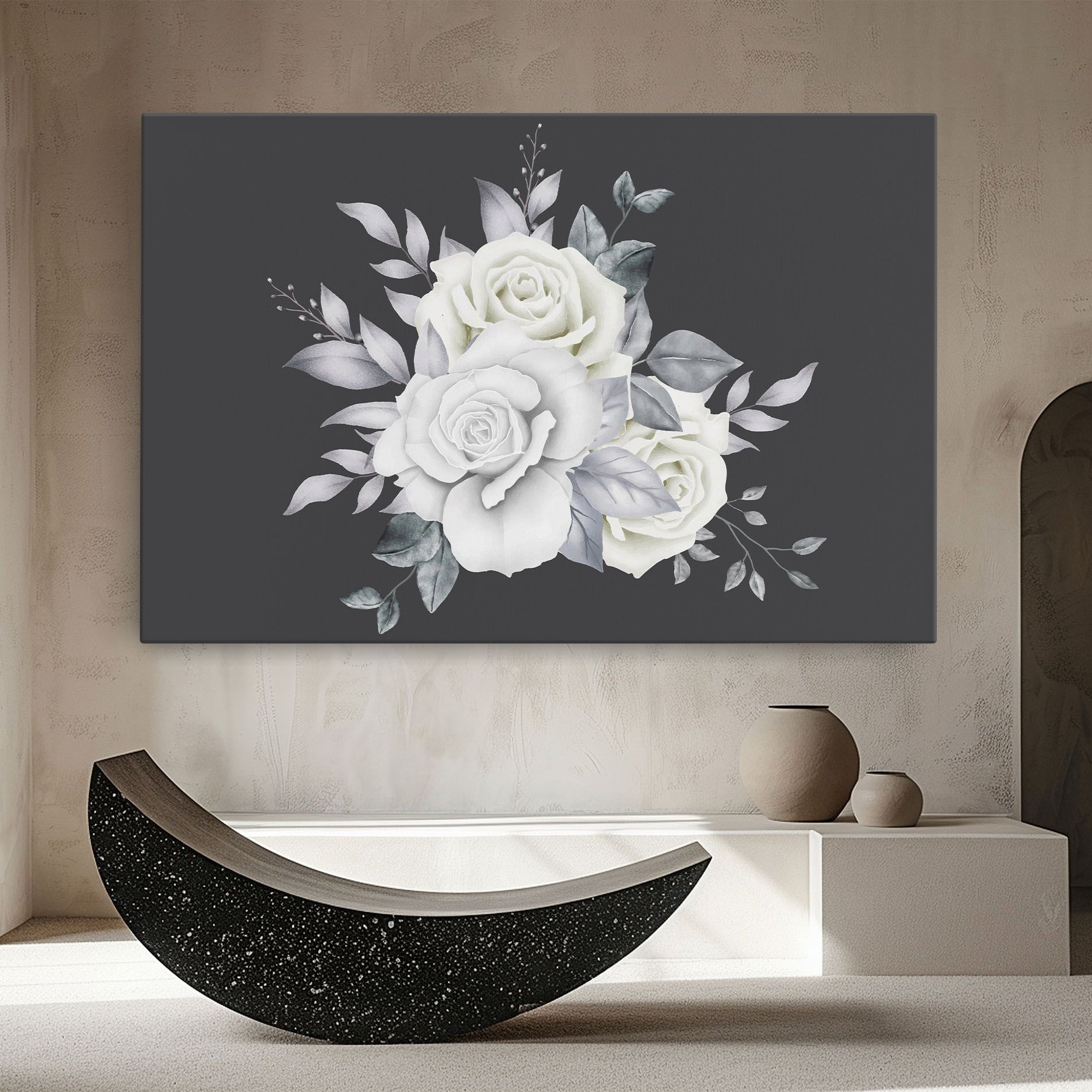 White Grey Rose mockup 8