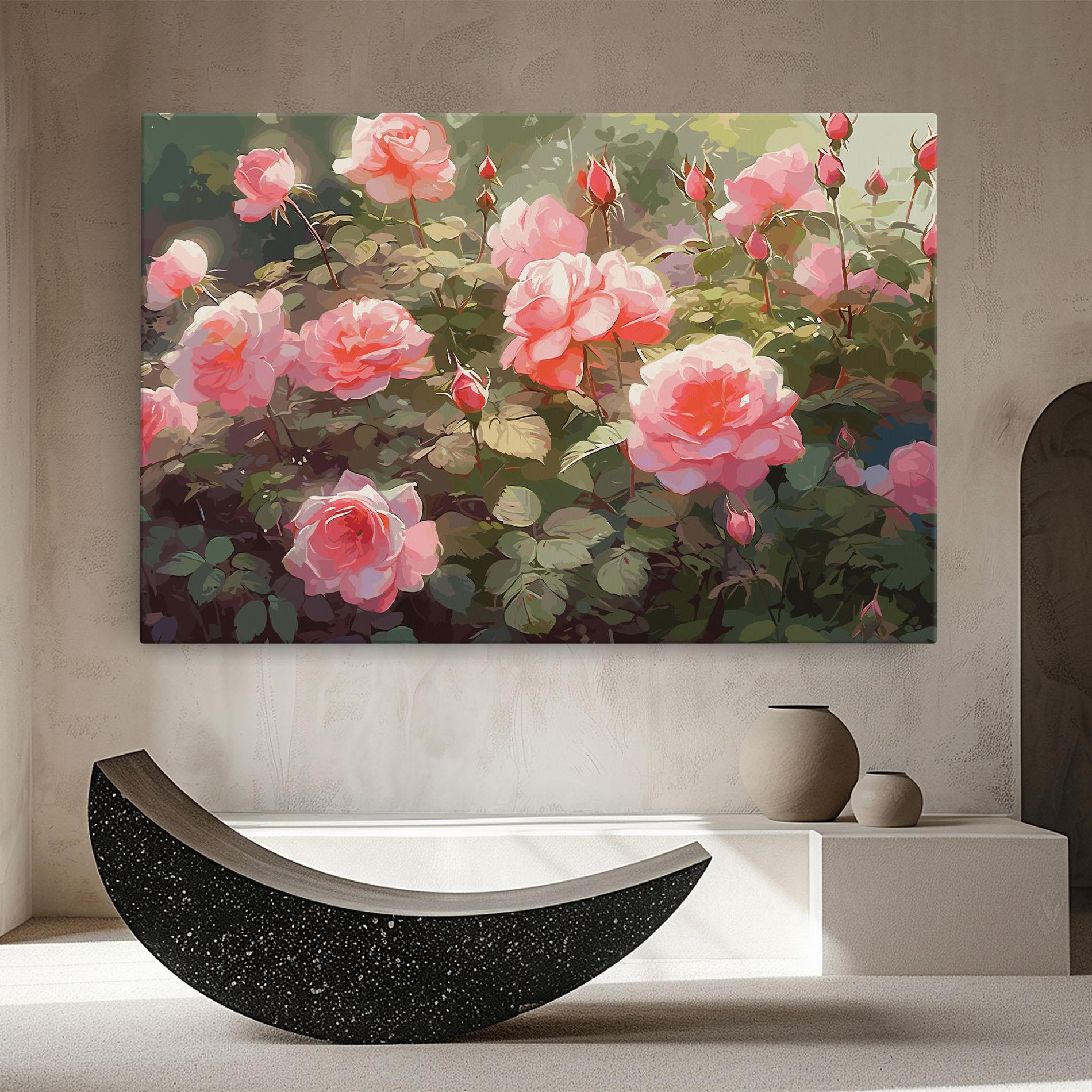 Tablou Canvas Wild Roses mockup 8