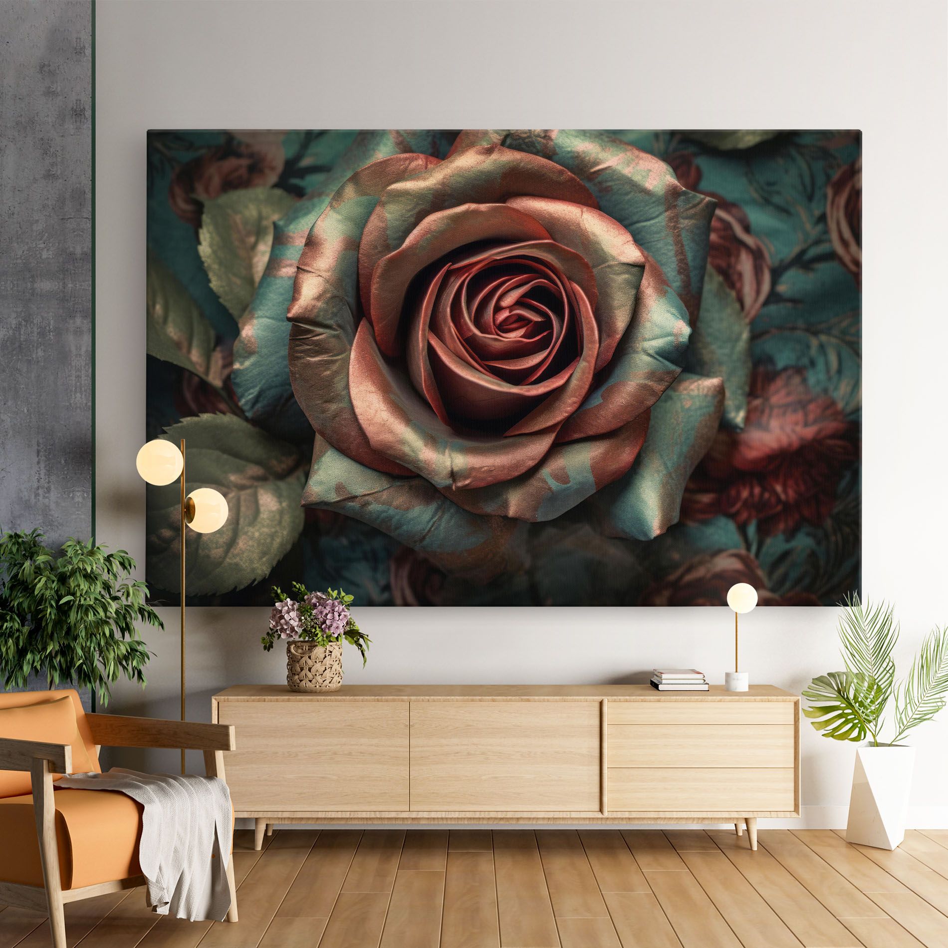Exotic Blue Rose mockup 9
