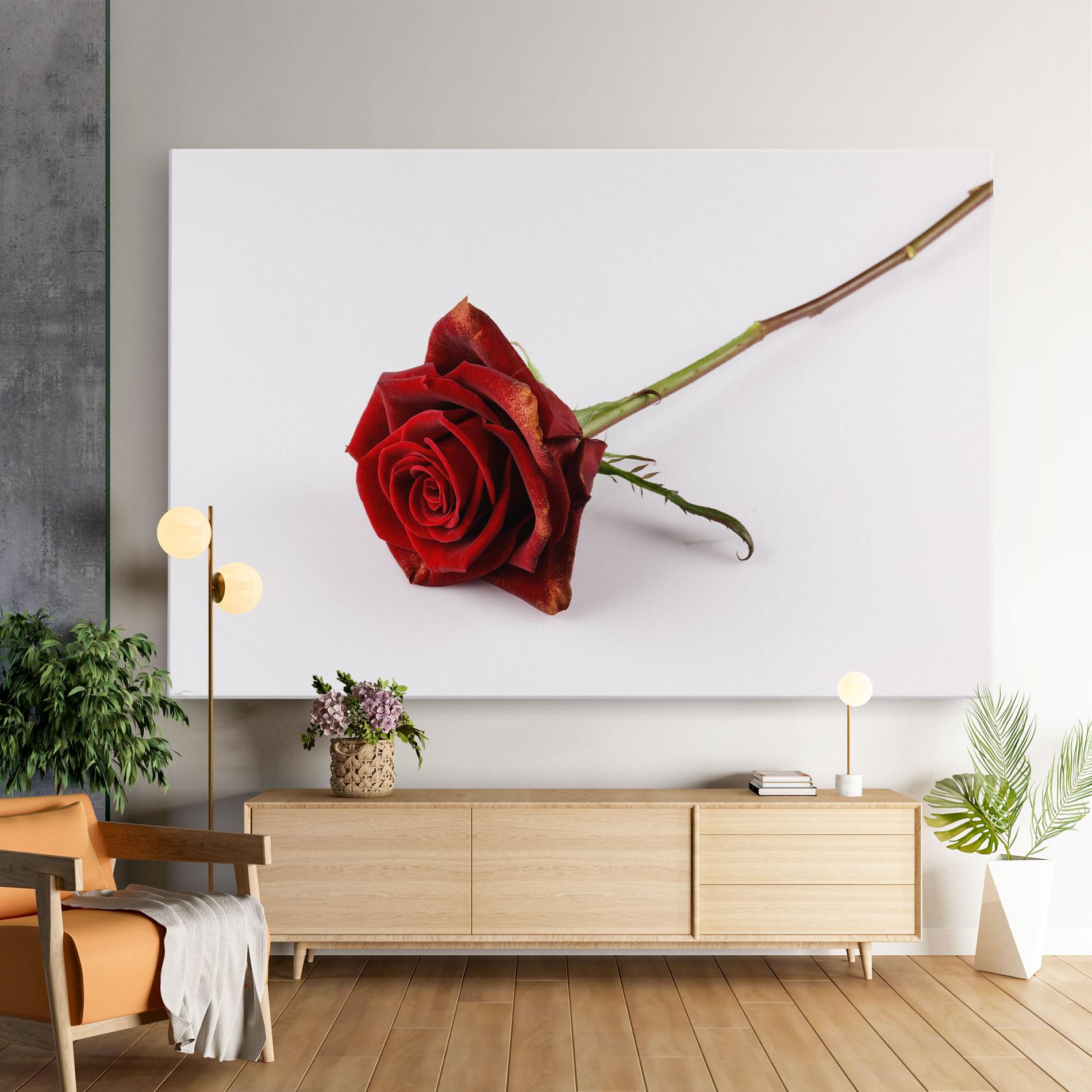 Tablou Canvas Lonely Rose mockup 9