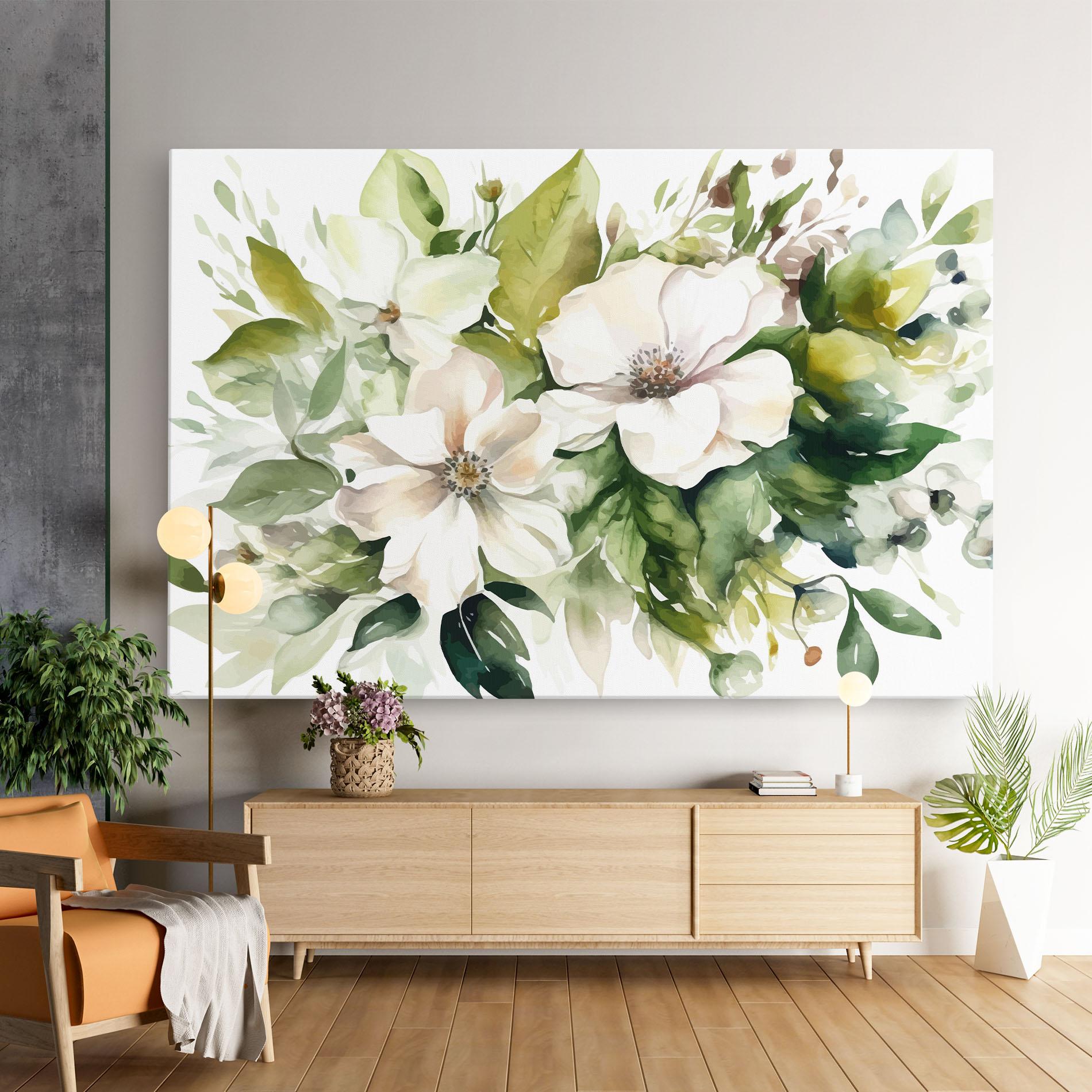 Tablou Canvas Opened Rose mockup 9