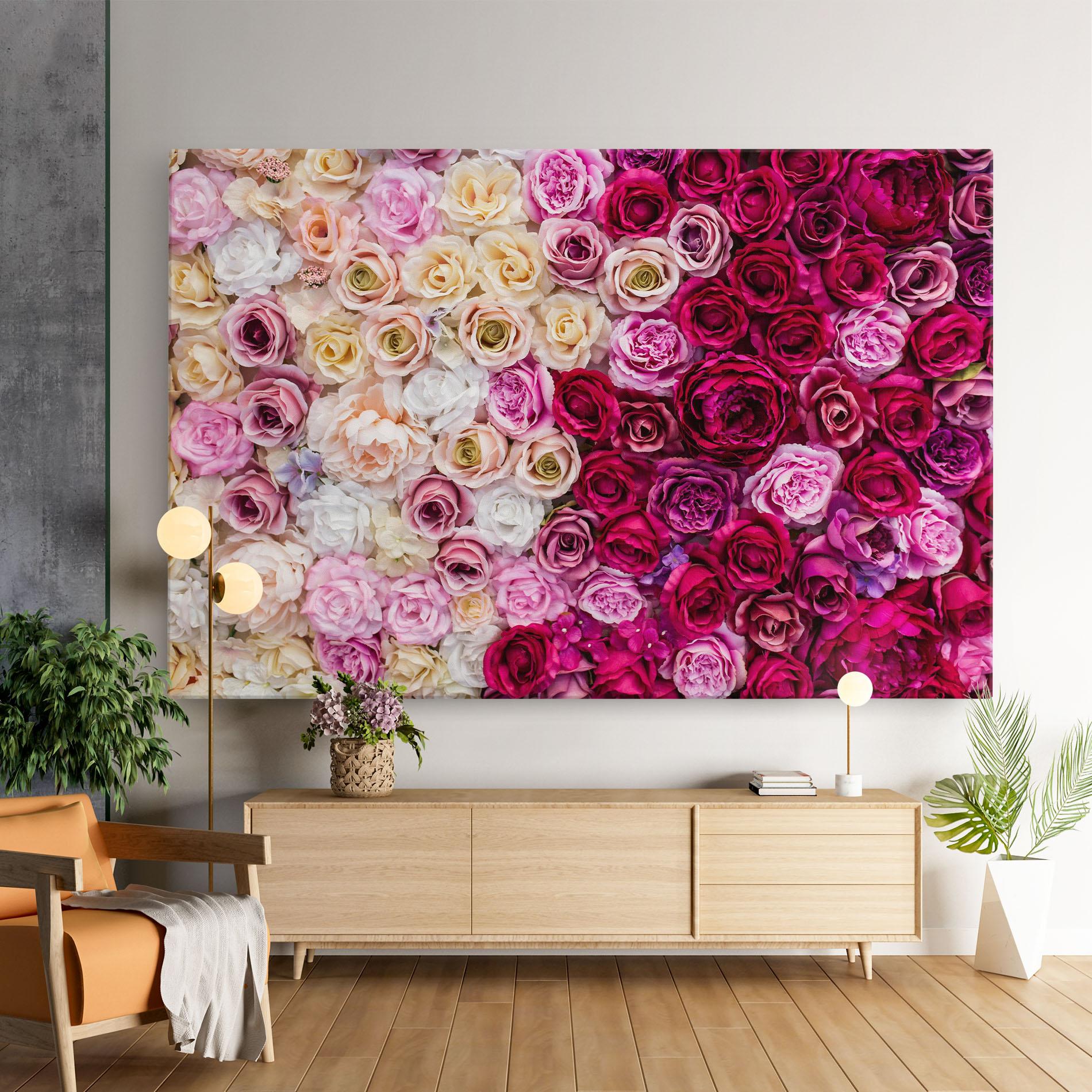 Tablou Canvas Perete Trandafiri mockup 9